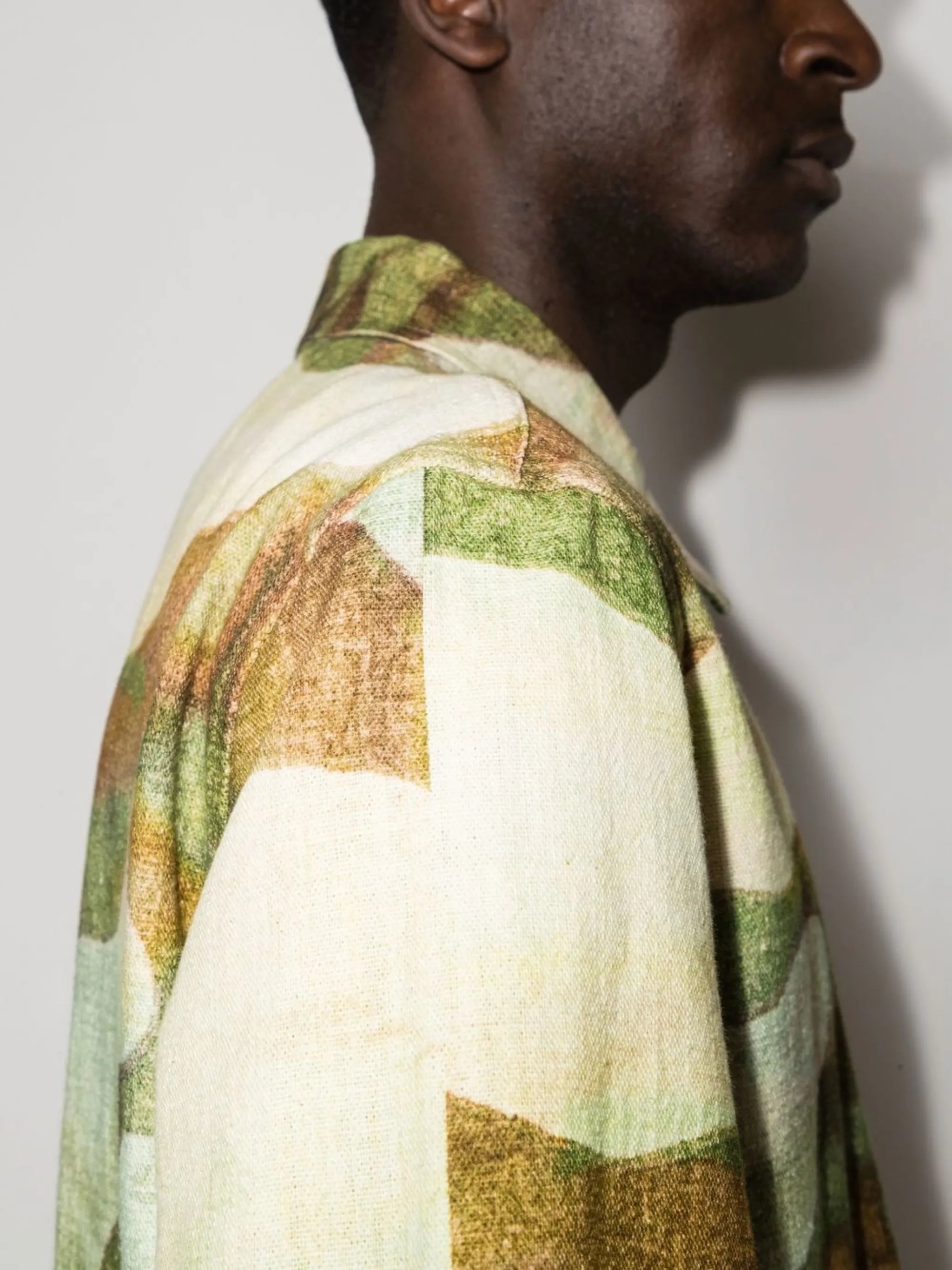 Landscape Camo-print shirt