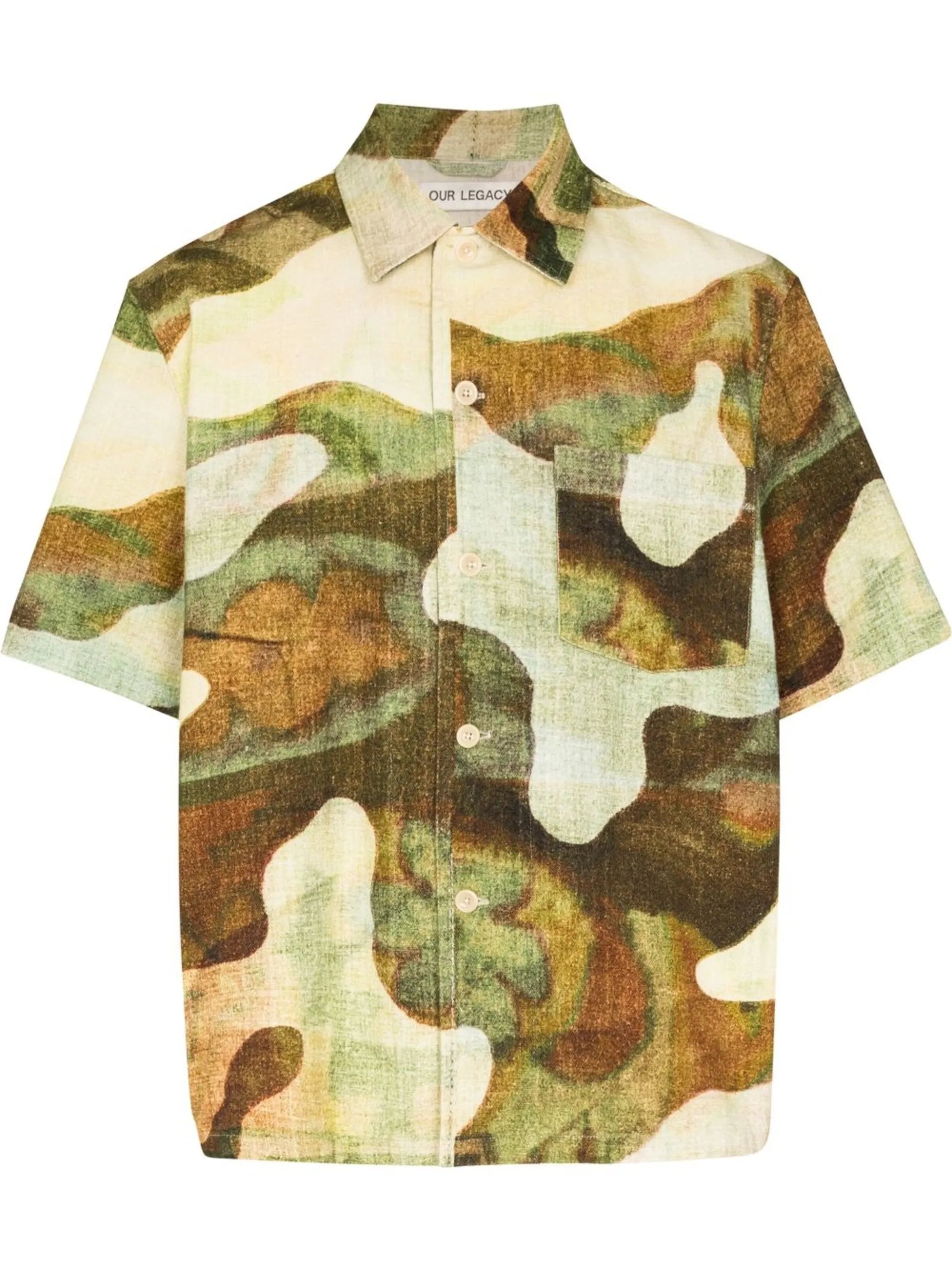 Landscape Camo-print shirt