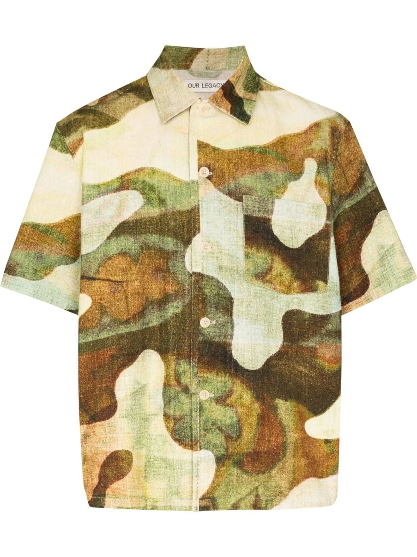 Landscape Camo-print shirt