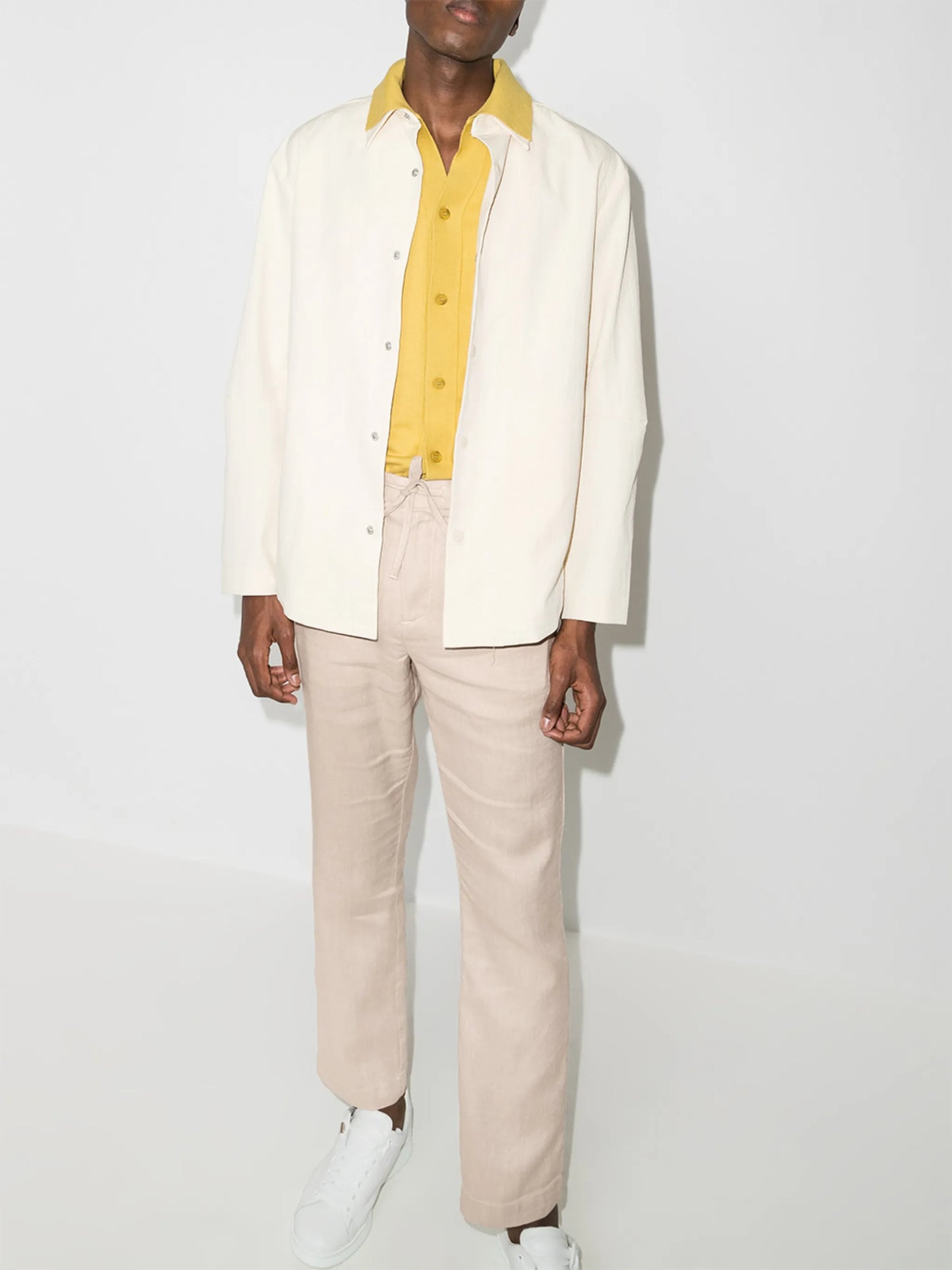 Oscar drawstring chino trousers