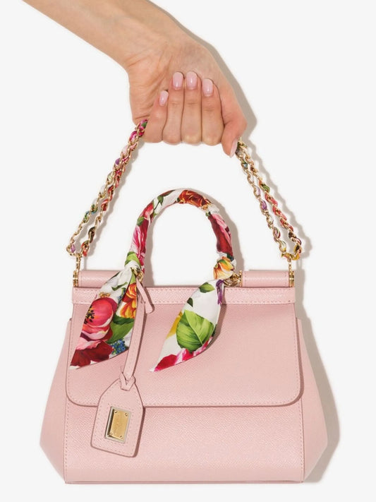 small Sicily scarf-detail shoulder bag
