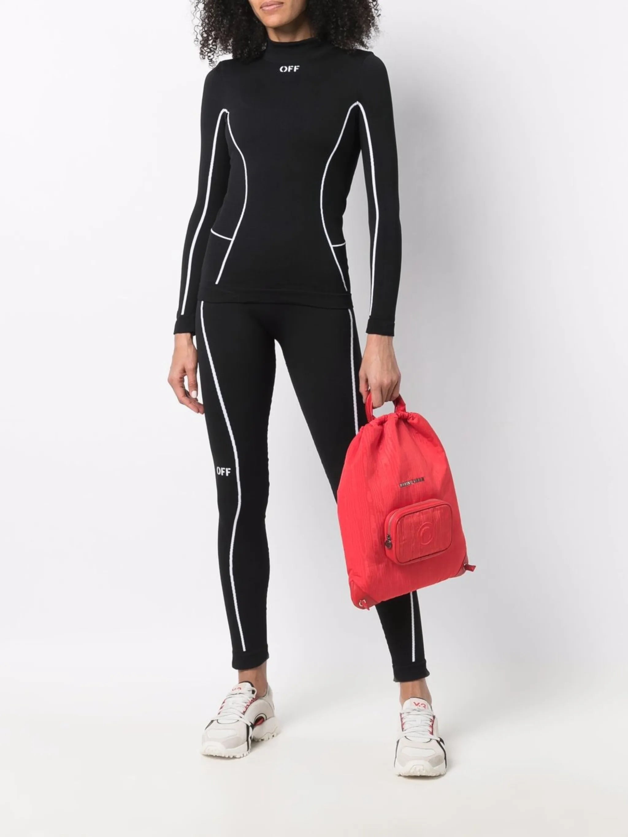 Off-stamp performance leggings