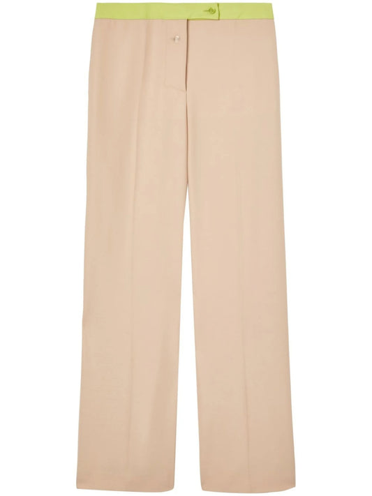 Active straight-leg tailored trousers