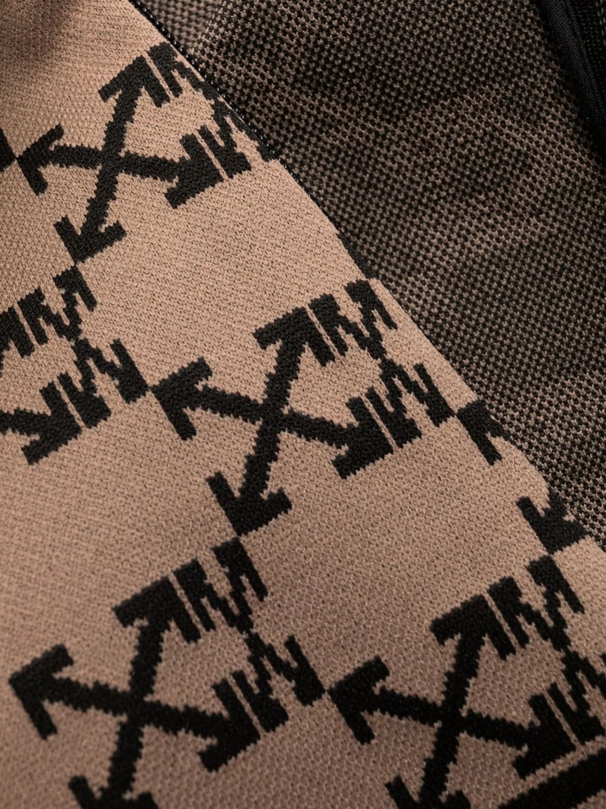 monogram split leggings