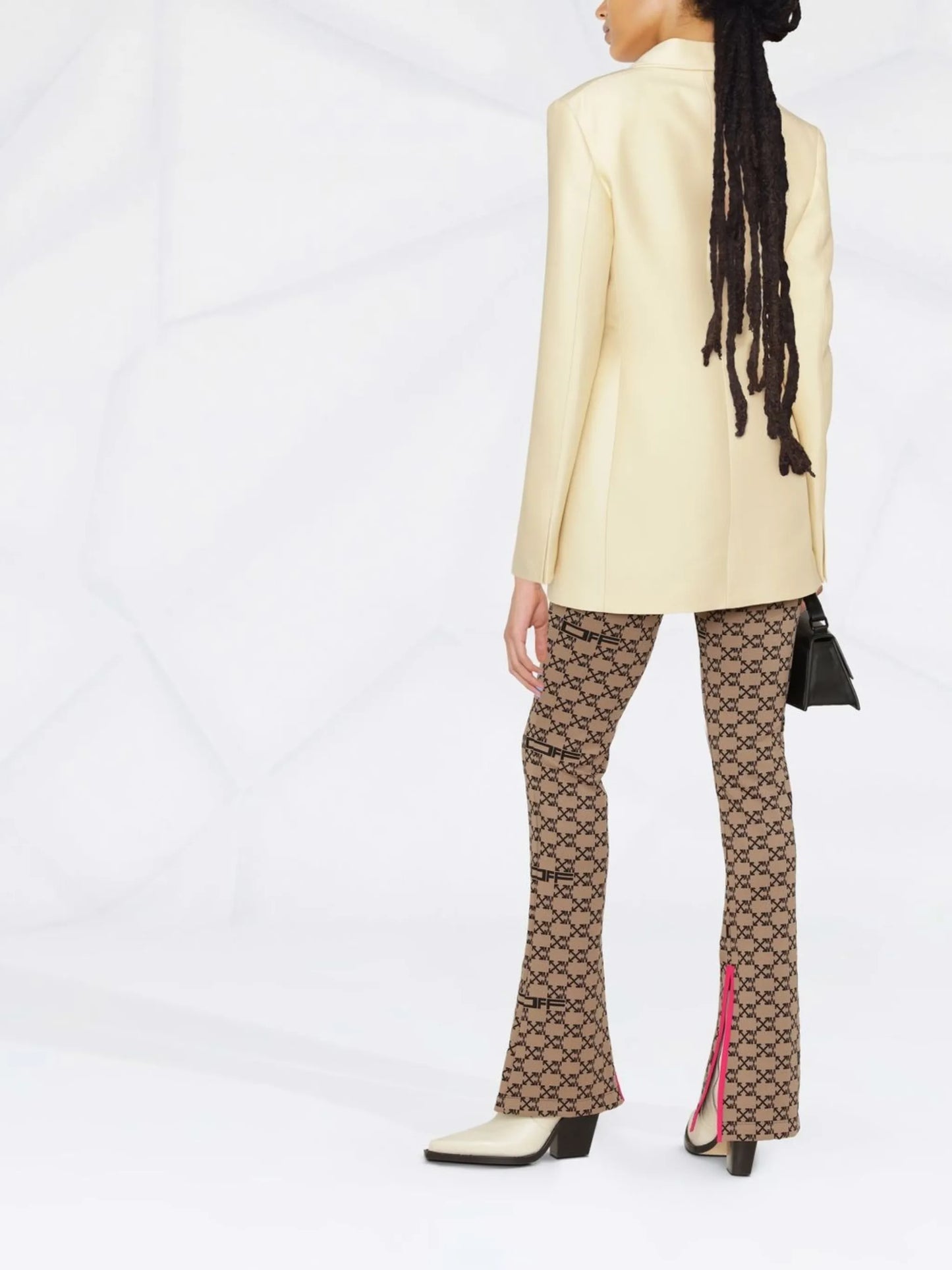 monogram split leggings