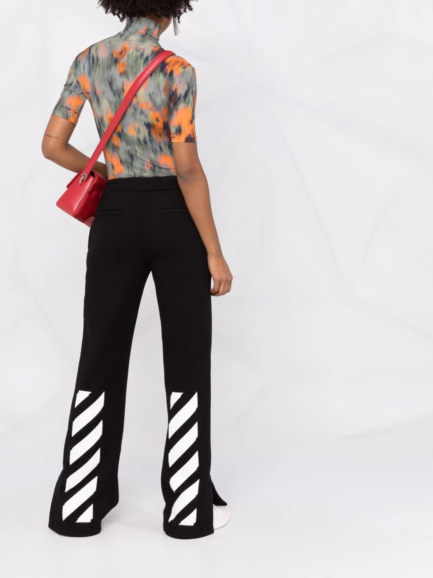 Diag tapered track pants