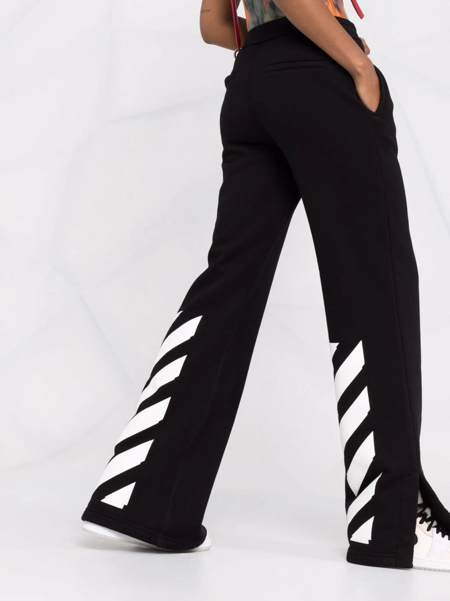 Diag tapered track pants