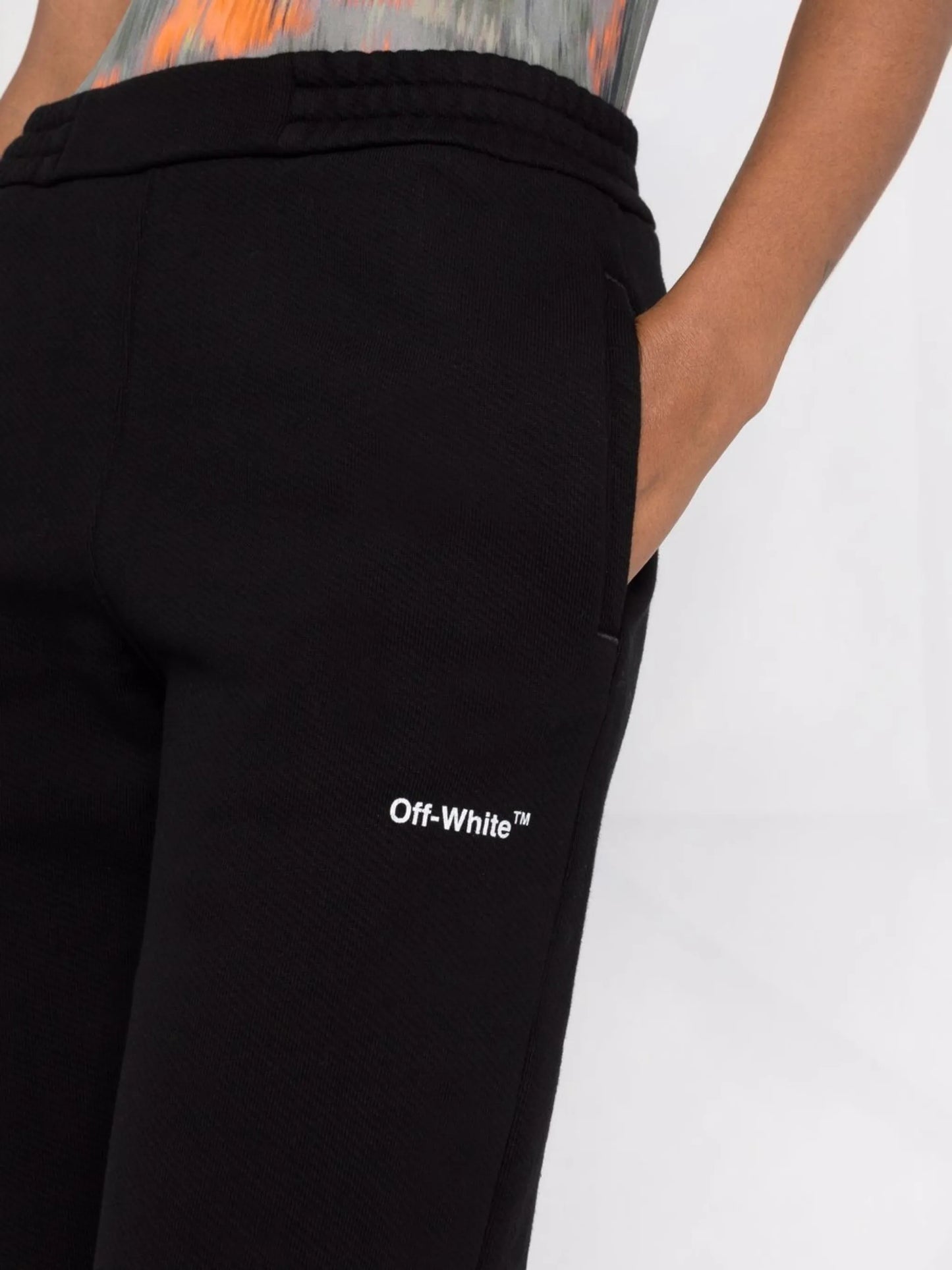 Diag tapered track pants