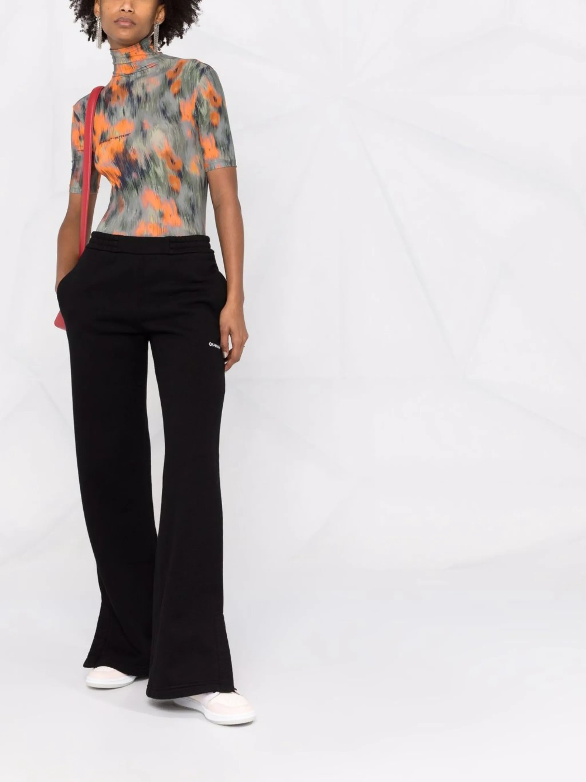 Diag tapered track pants