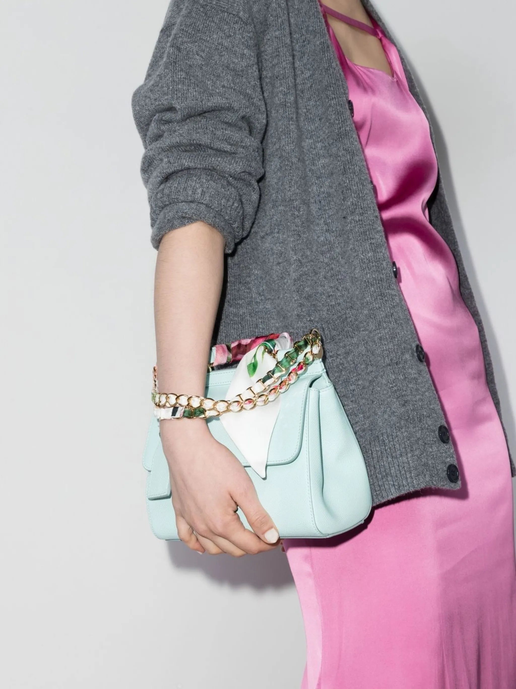 small Sicily scarf-detail shoulder bag
