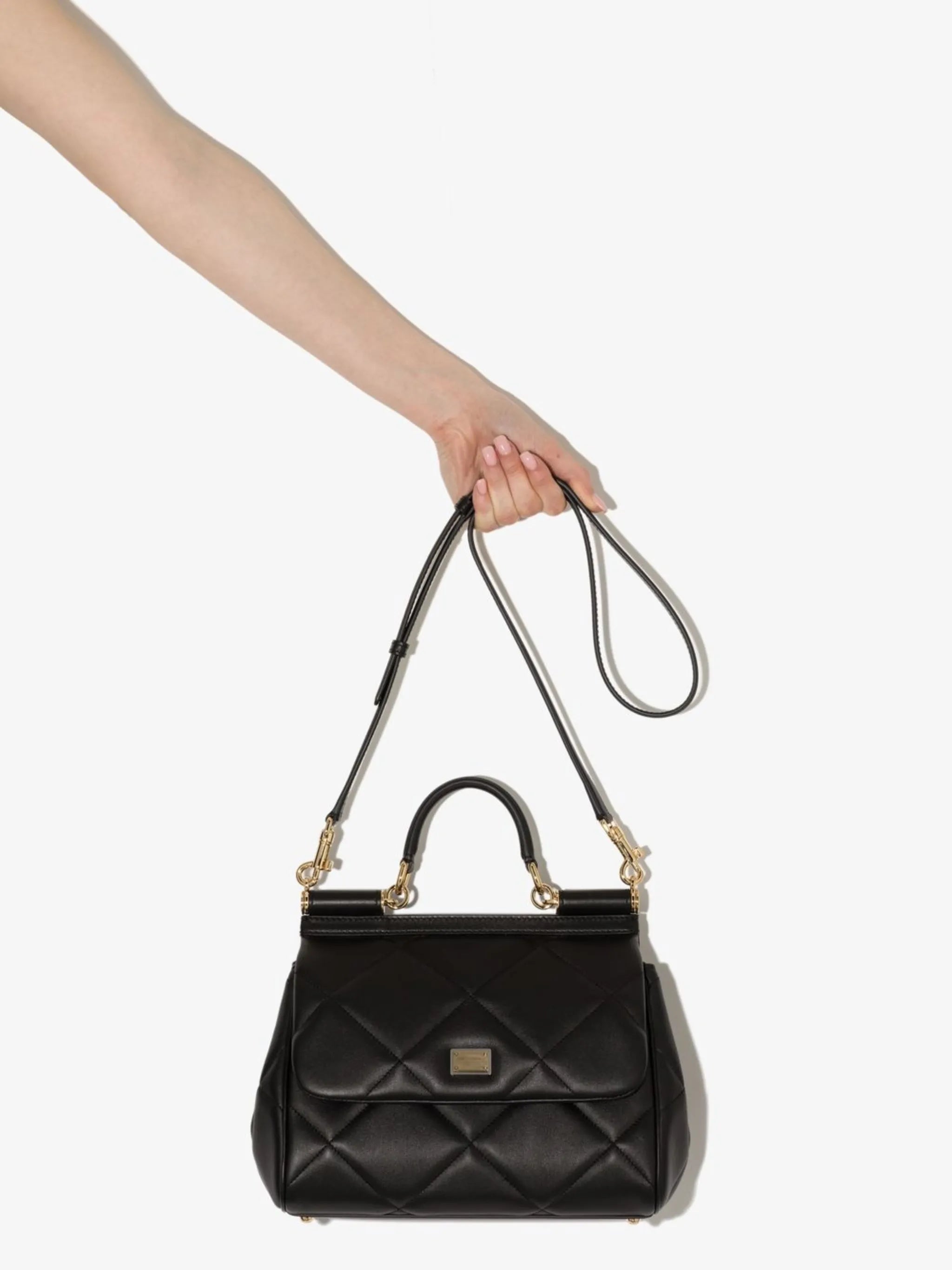 medium Sicily quilted shoulder bag