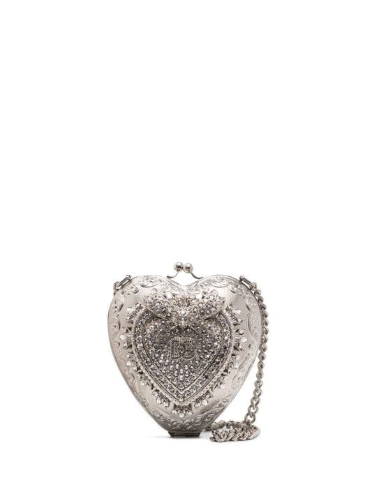 Metal Devotion crystal-embellished bag