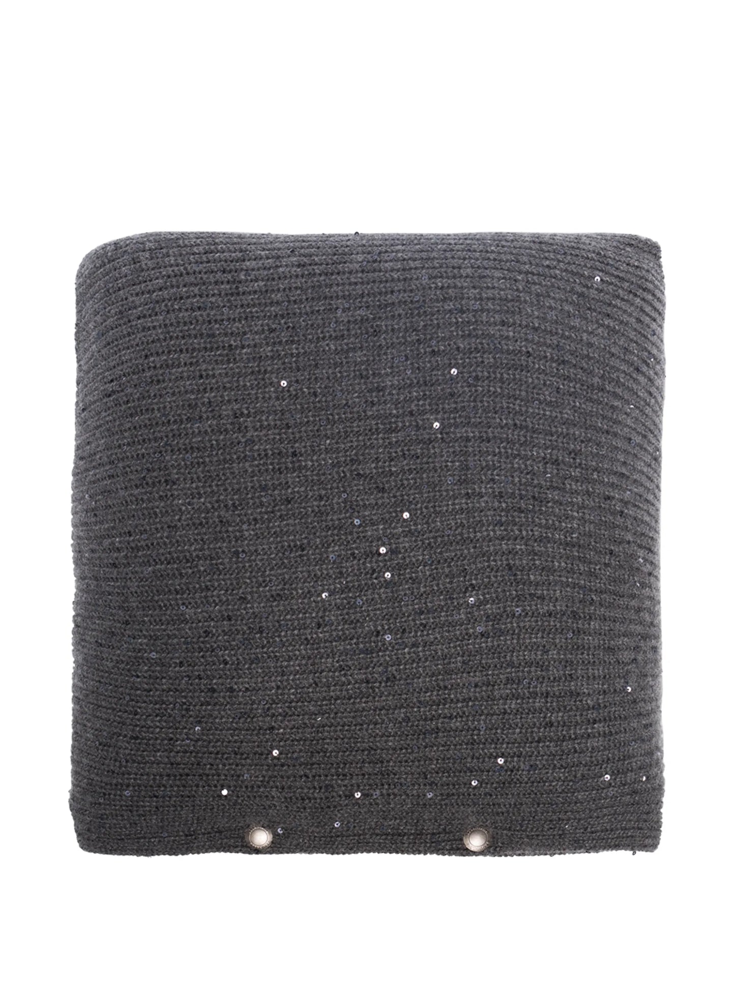 sequin-embellished cashmere cushion