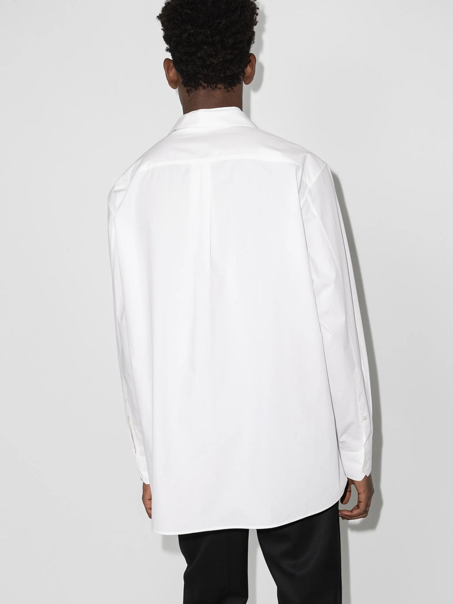 oversize collar shirt