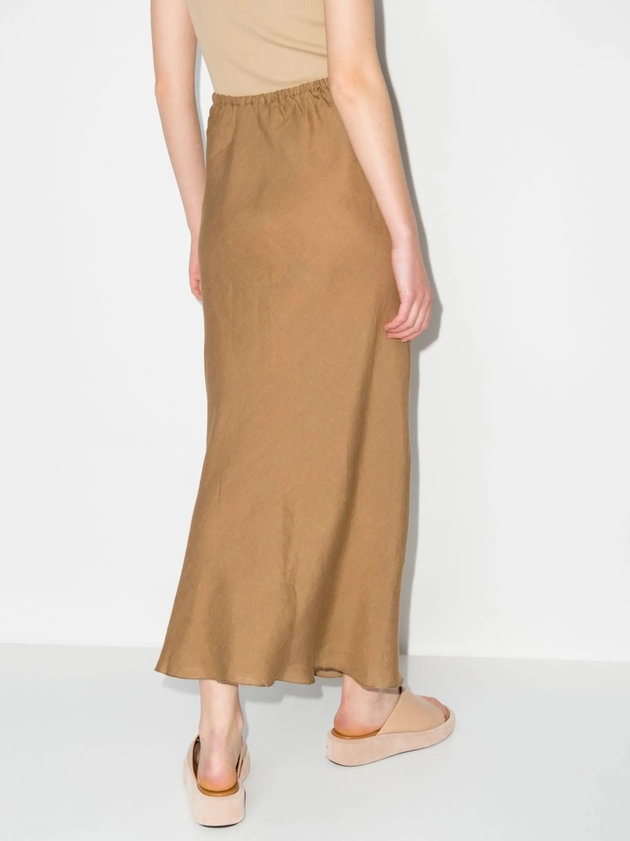 Dydine linen maxi skirt