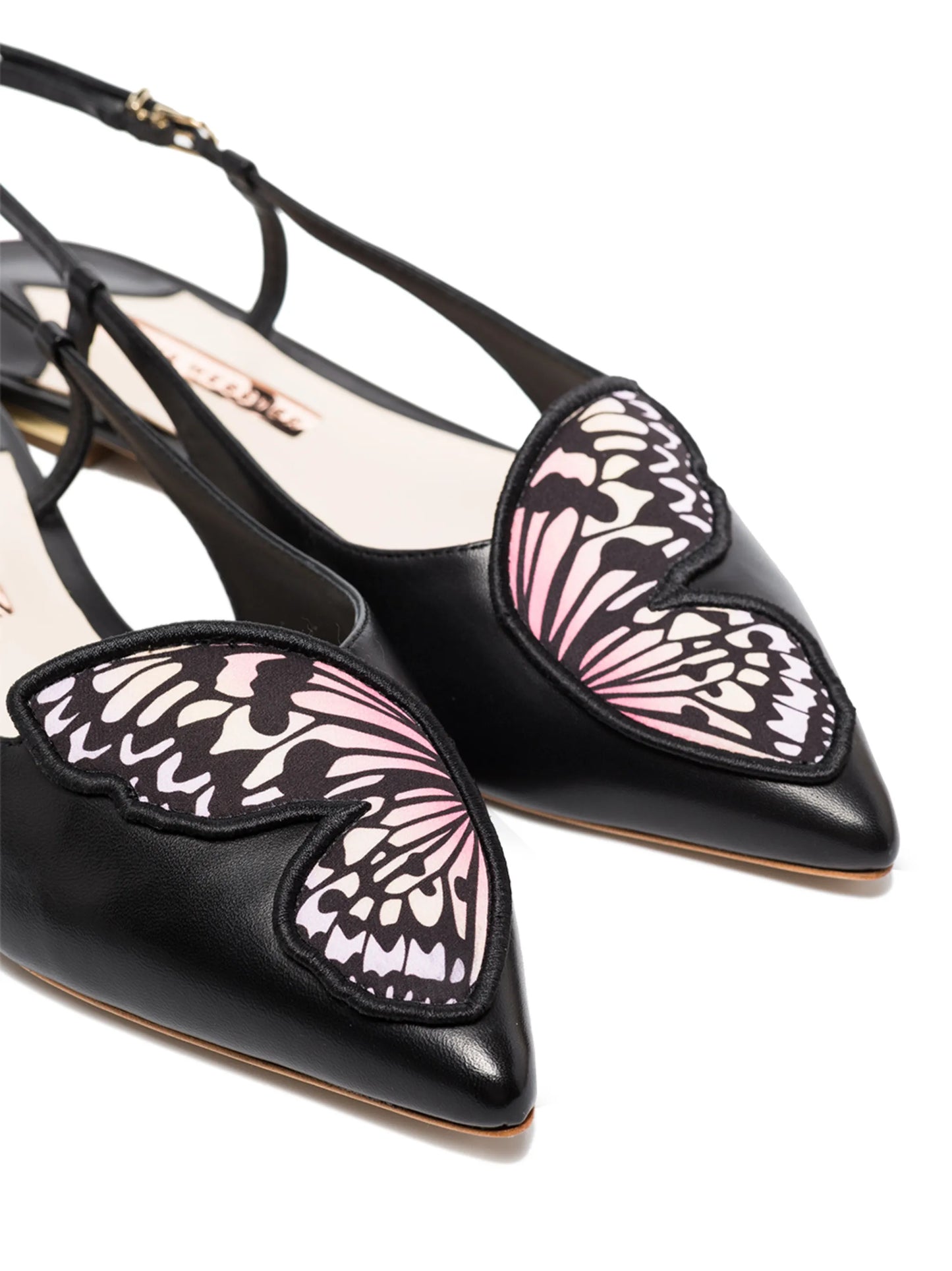 Butterfly slingback shoes