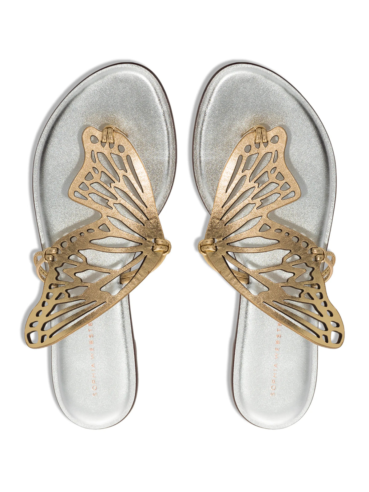 Talulah butterfly-embellished flat sandals