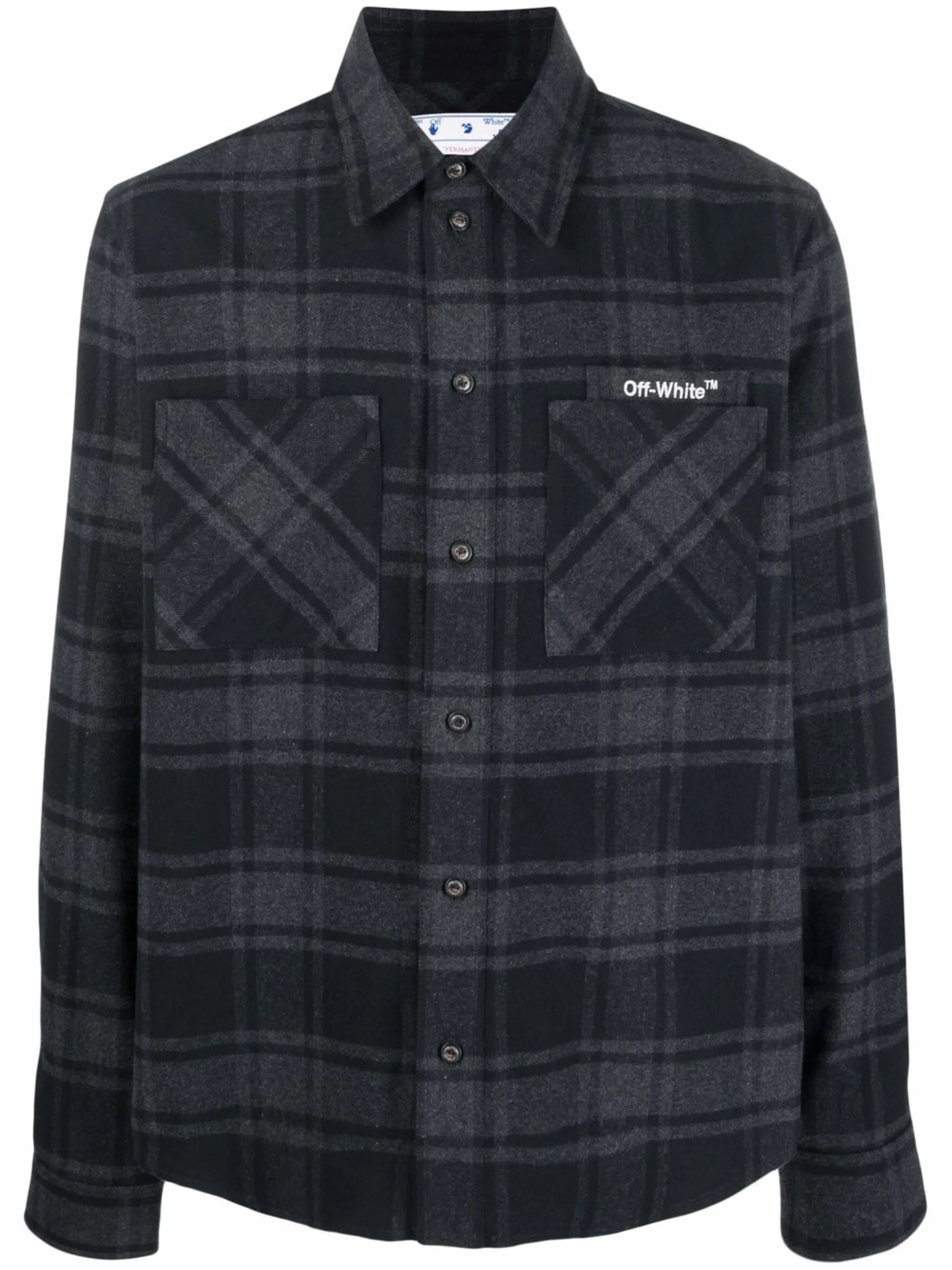 Outline-Arrows flannel shirt
