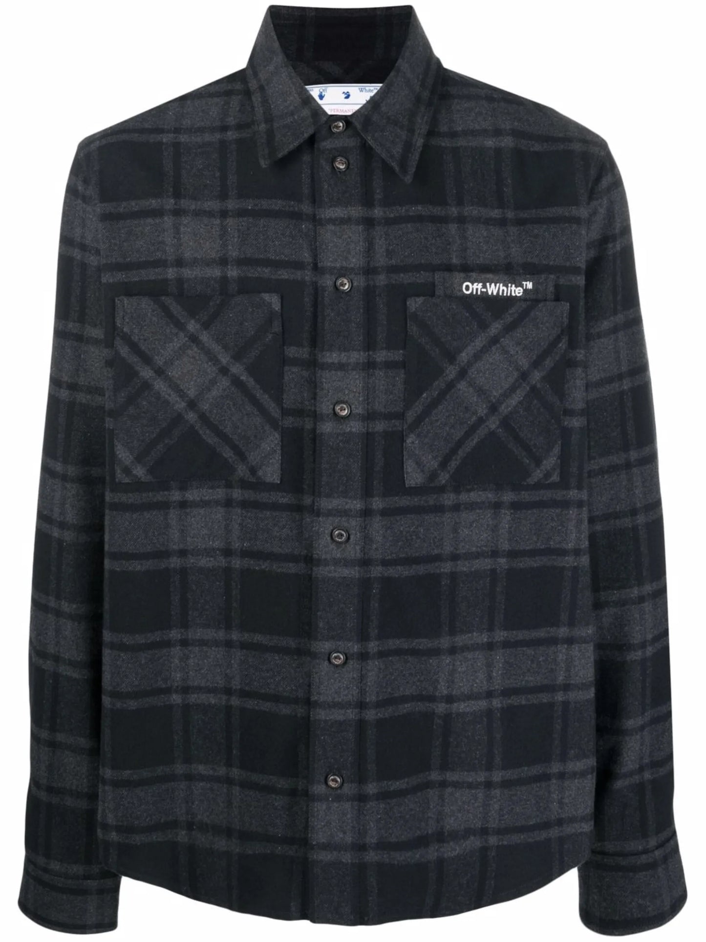 Outline-Arrows flannel shirt