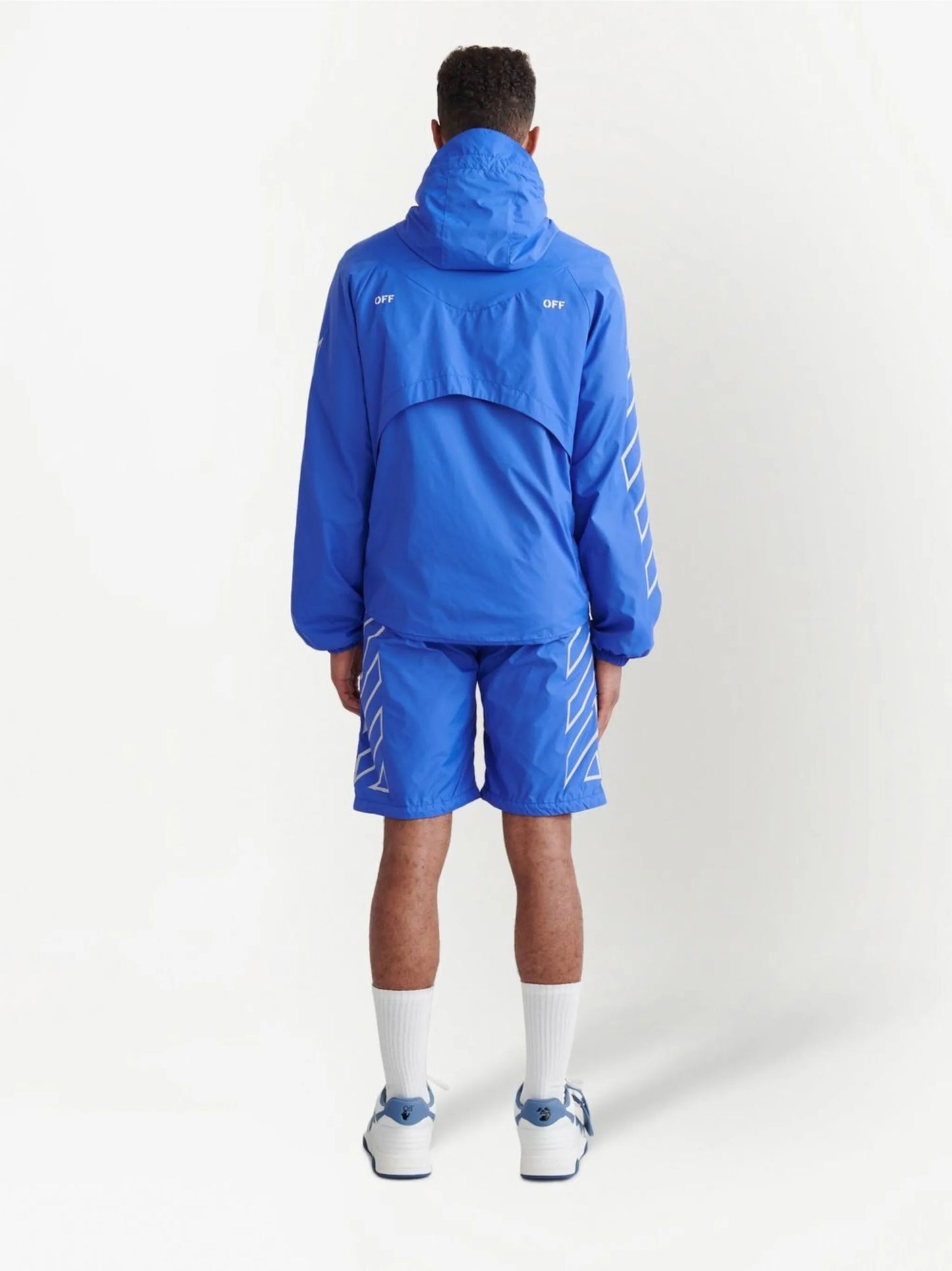 Diag-stripe logo track jacket