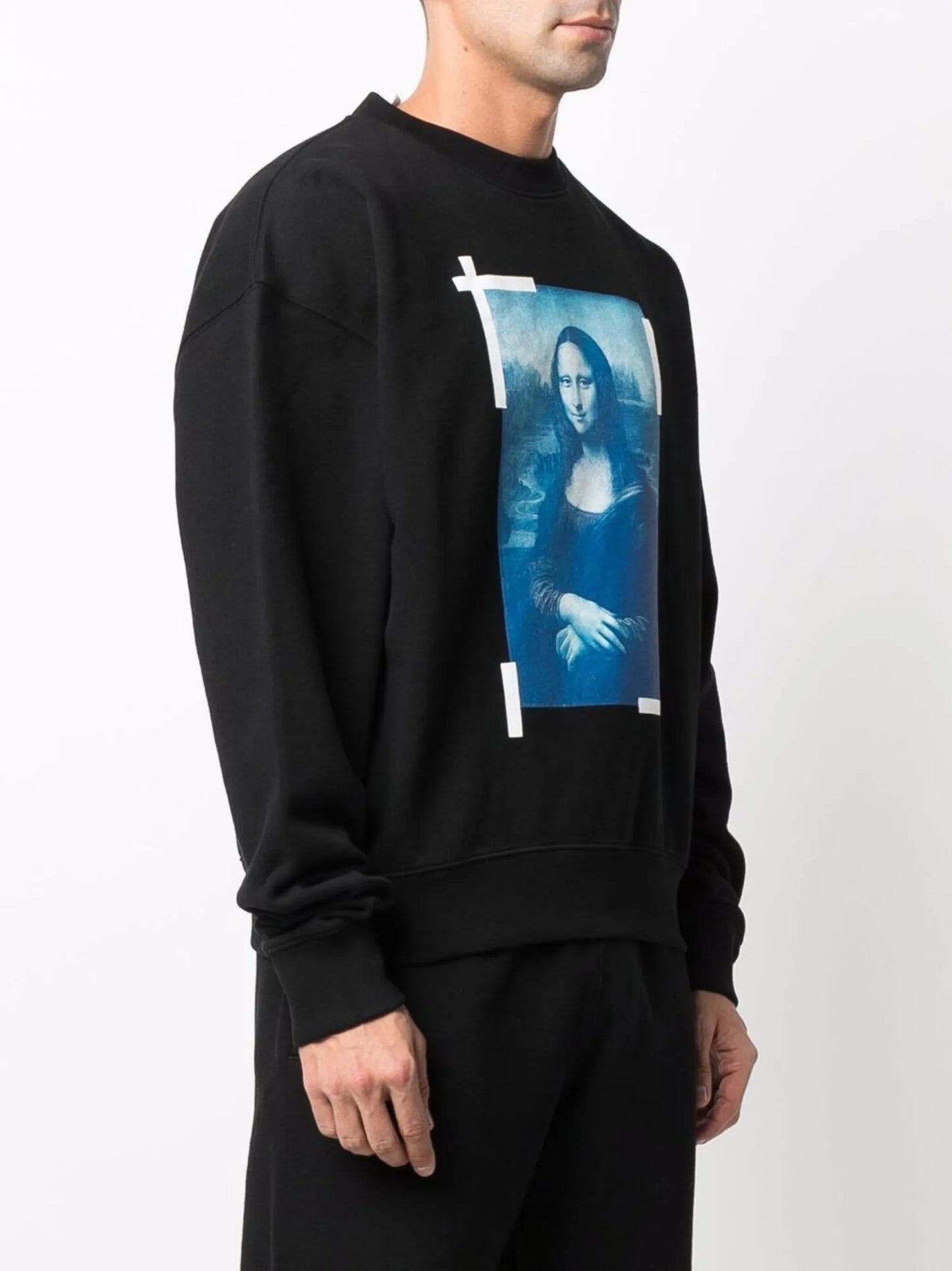 Monalisa Over crew-neck sweatshirt
