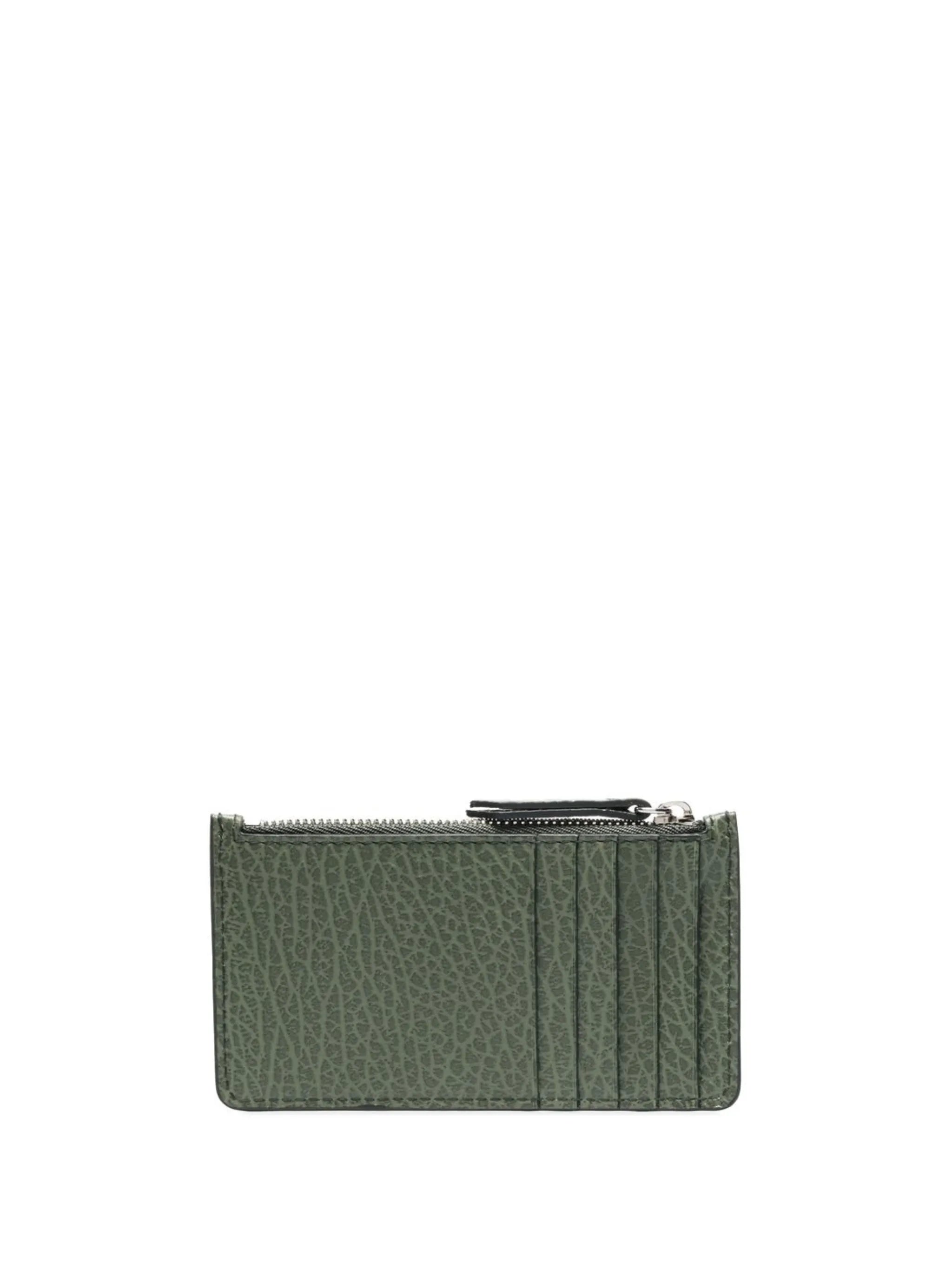 four-stitch leather card holder