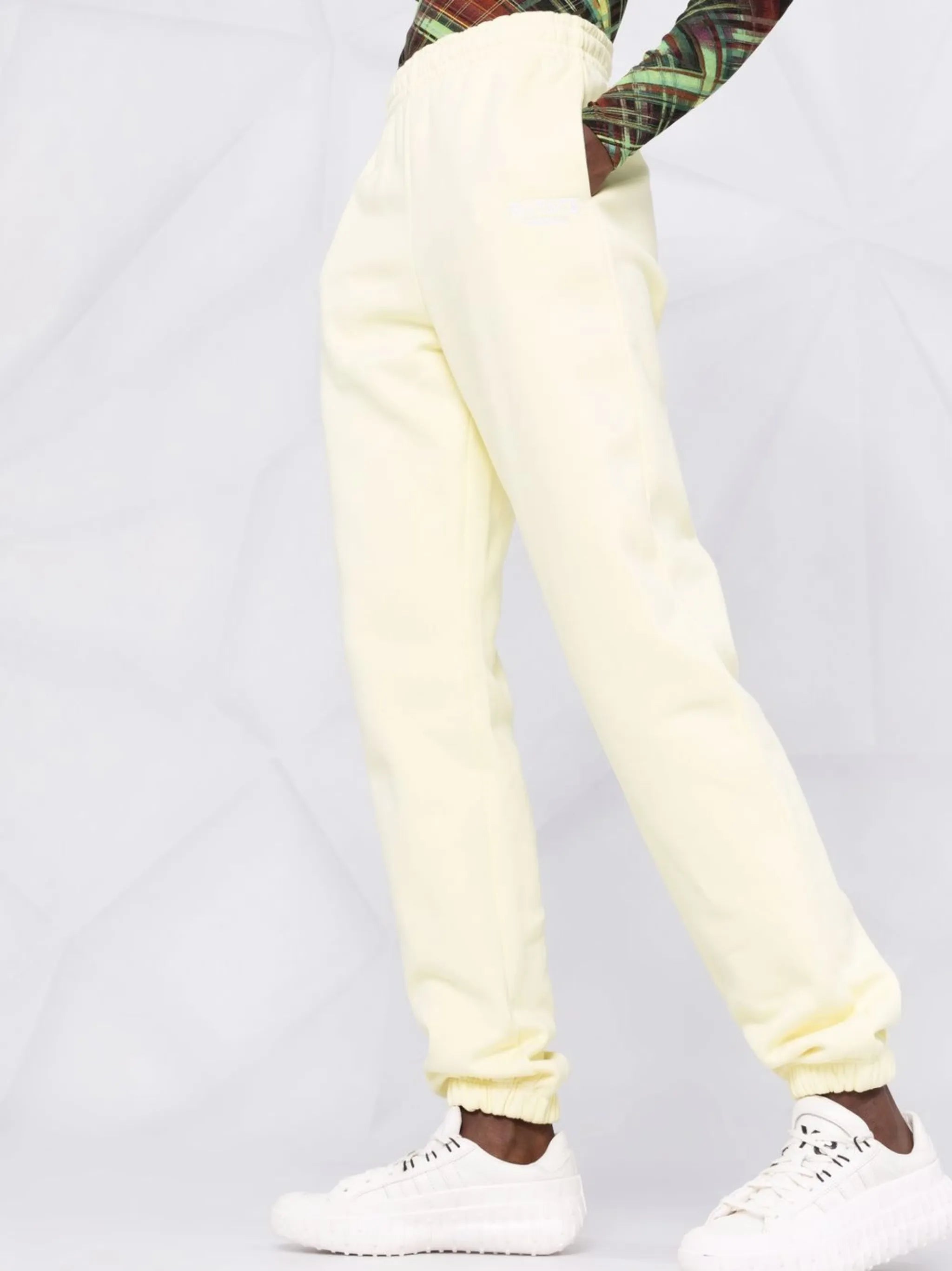 elasticated-ankle track pants