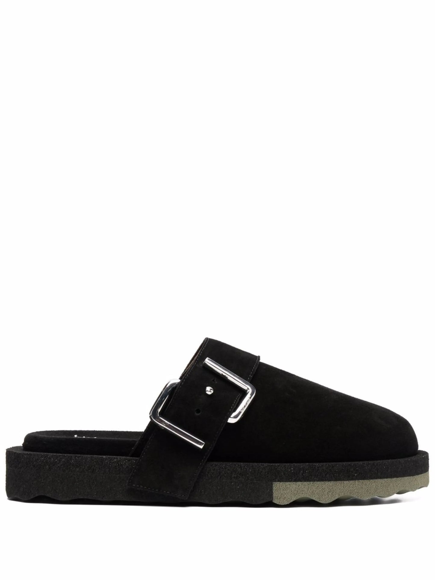 sponge buckle-embellished slippers