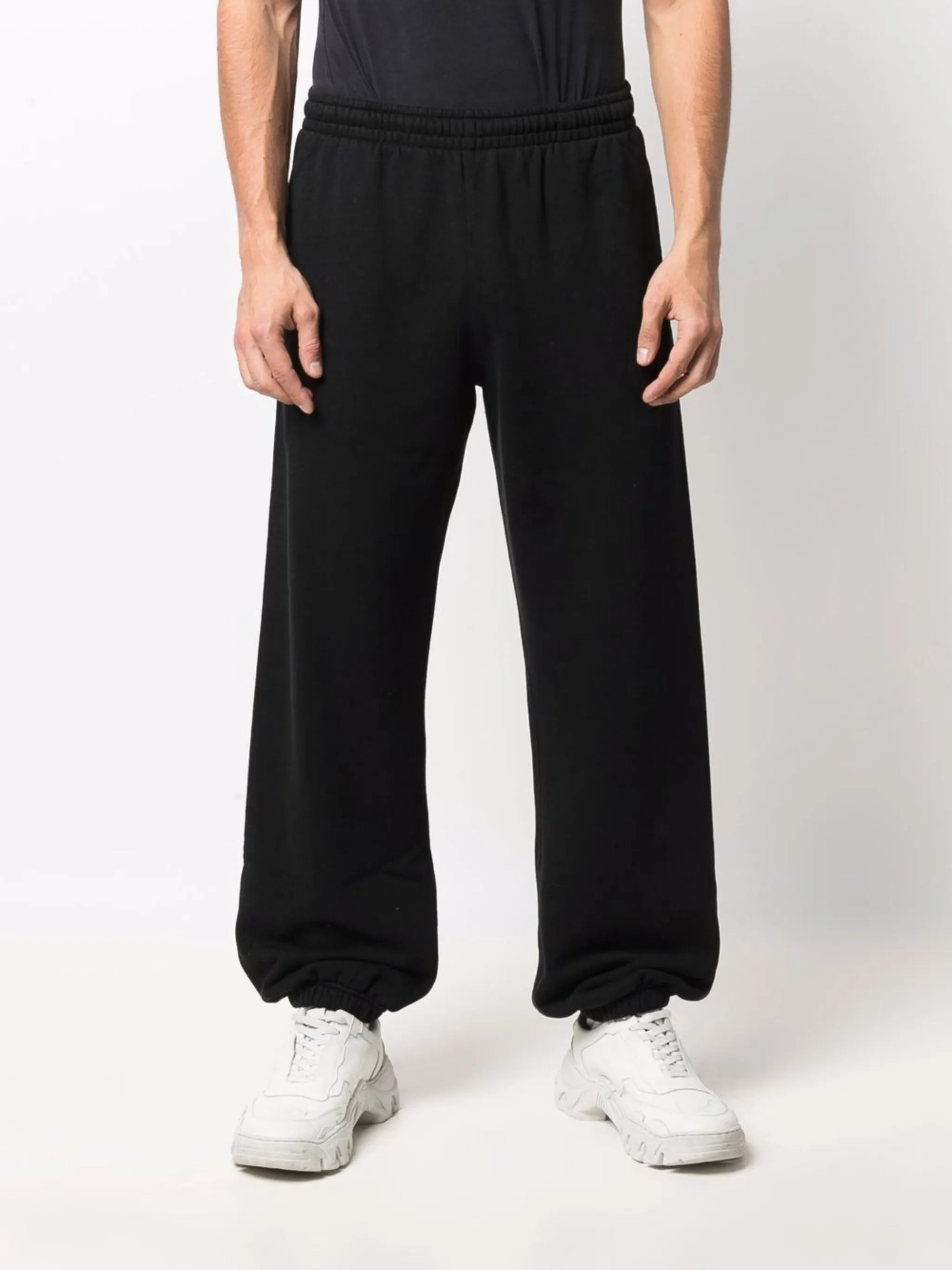 Diag-stripe track pants