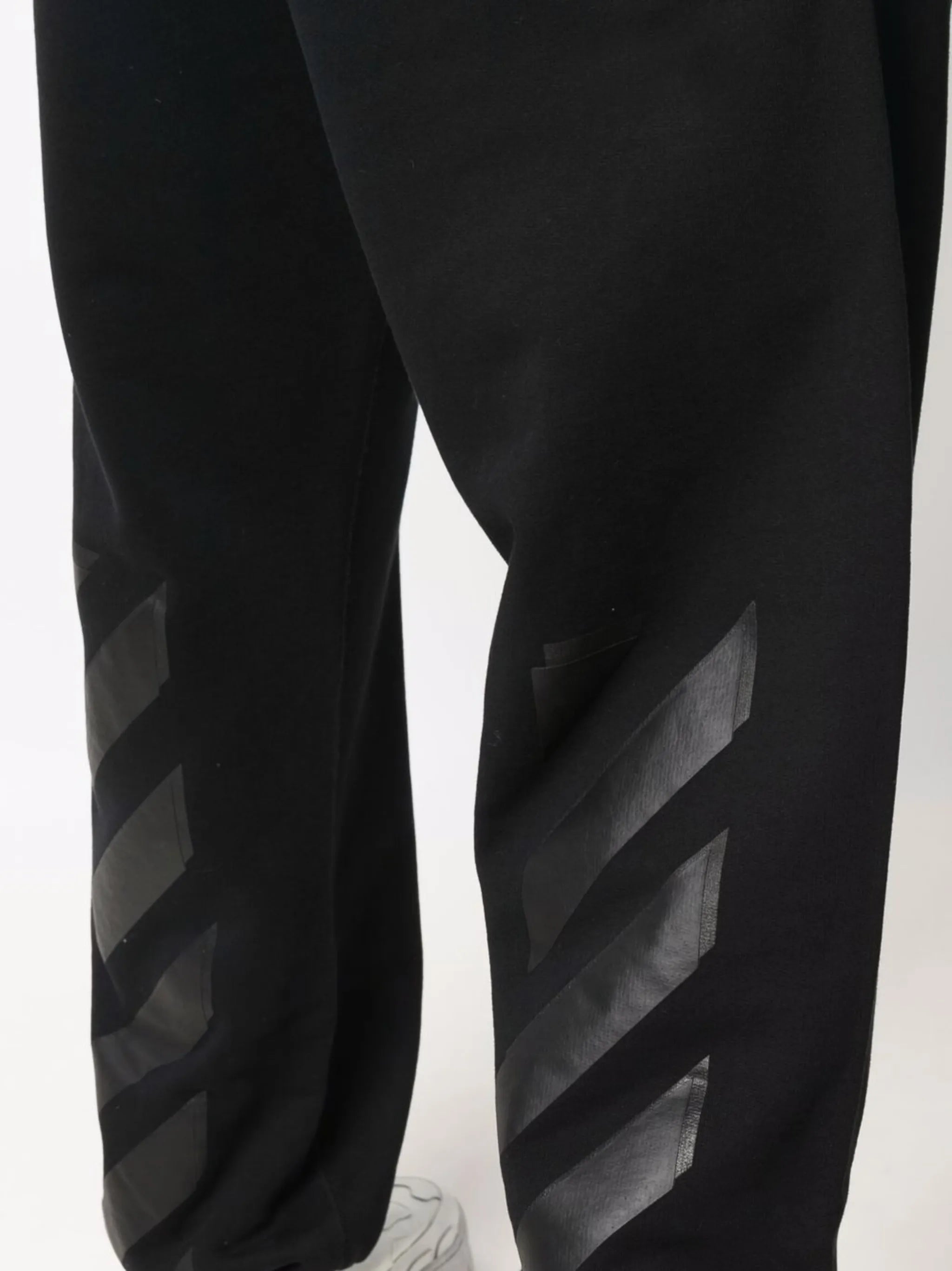 Diag-stripe track pants