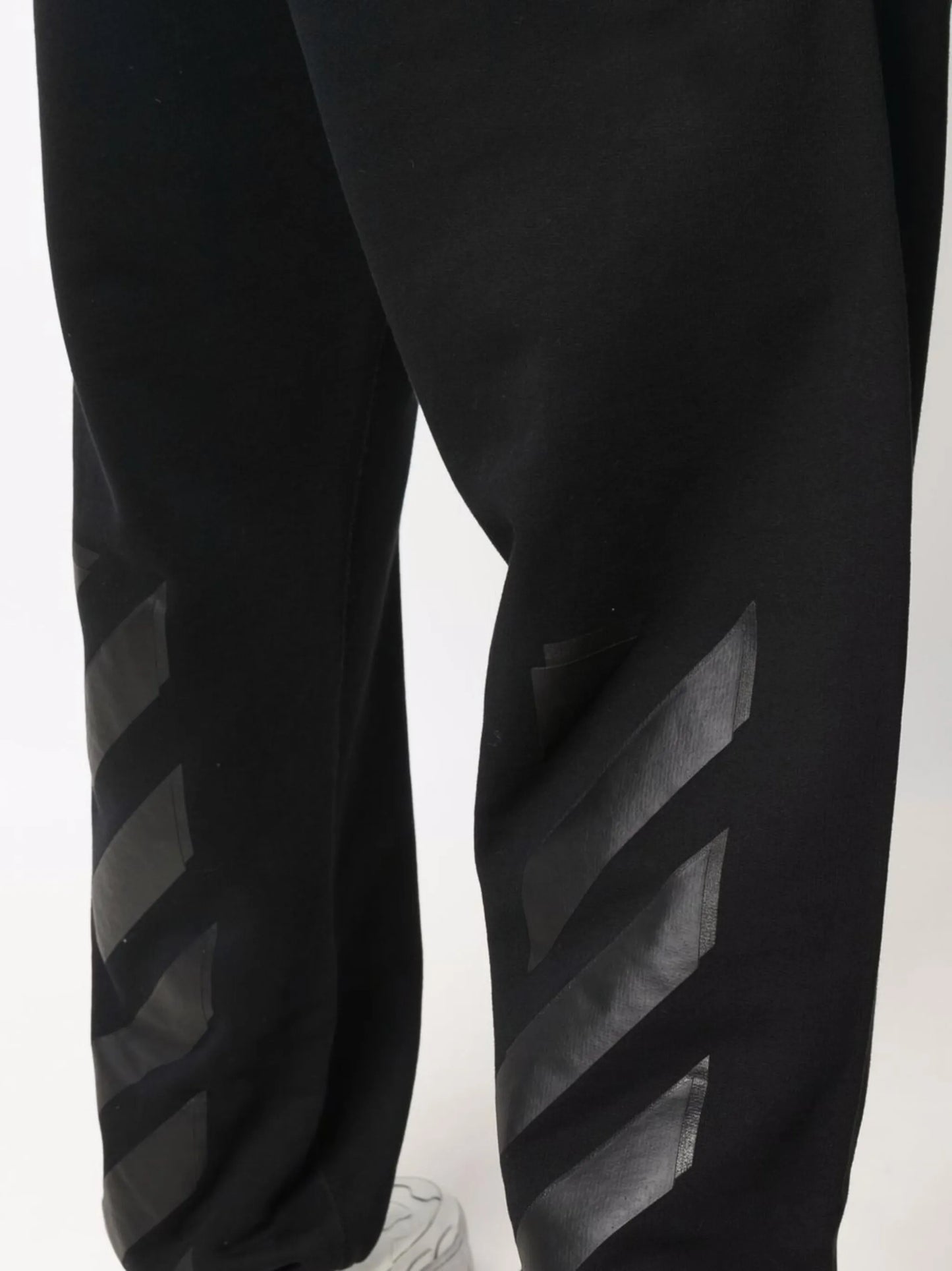 Diag-stripe track pants