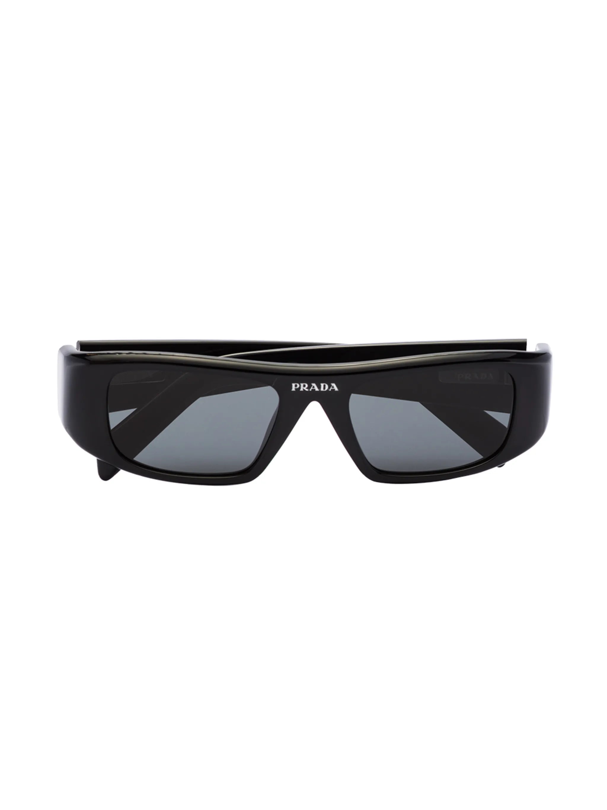 logo-embellished rectangle-frame sunglasses