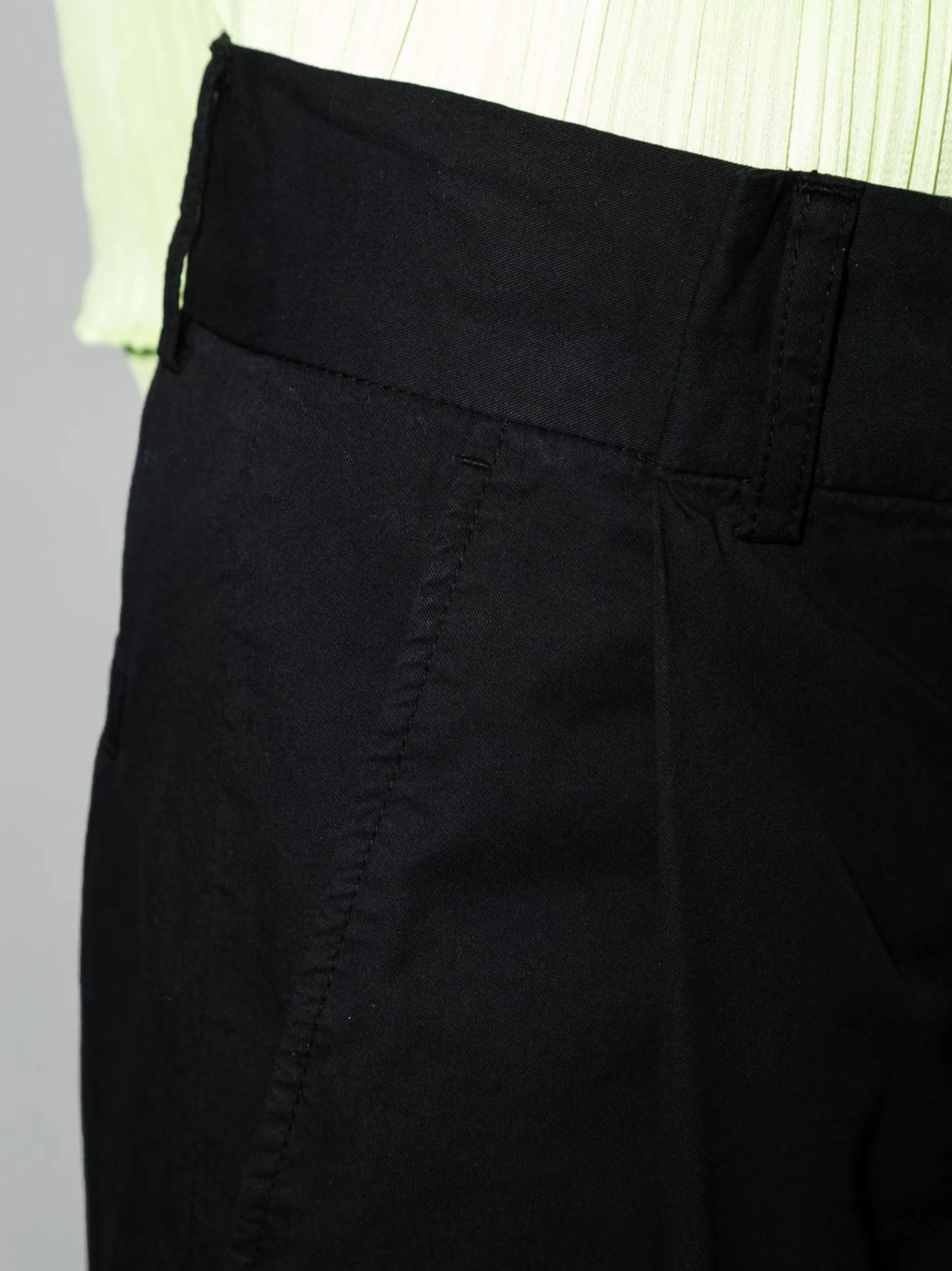 high-waist wide-leg trousers