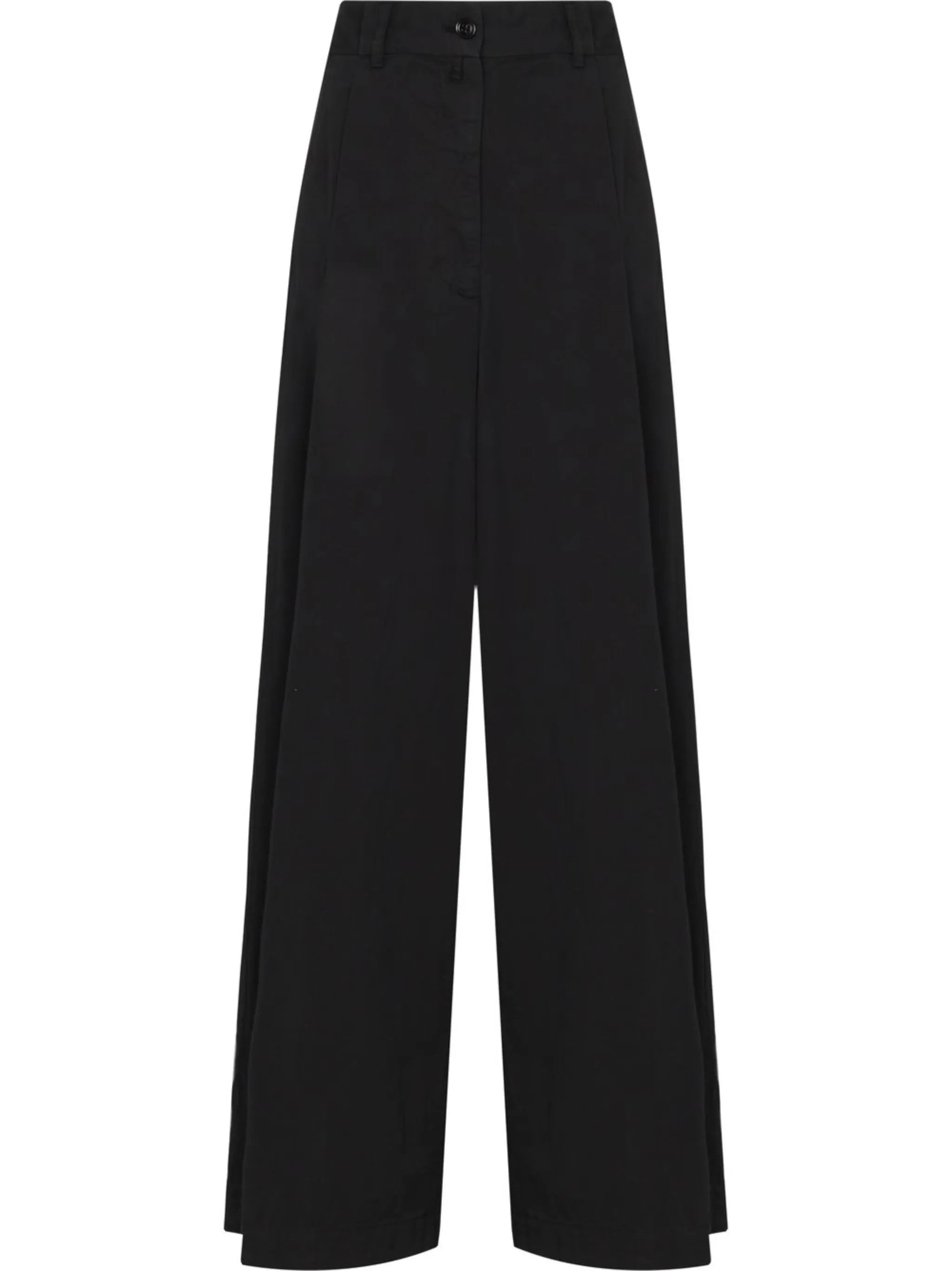 high-waist wide-leg trousers