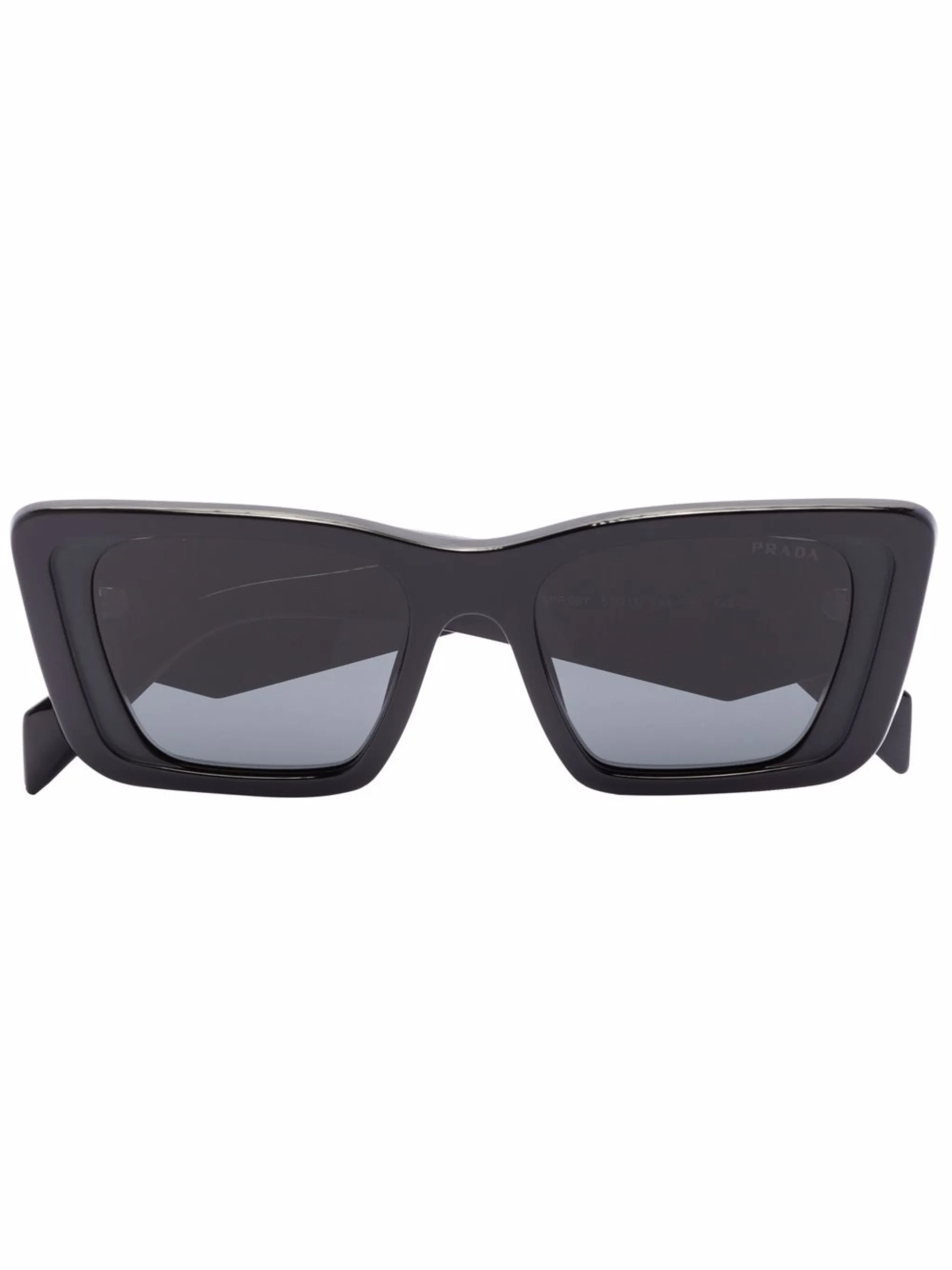 oversized rectangular-frame sunglasses