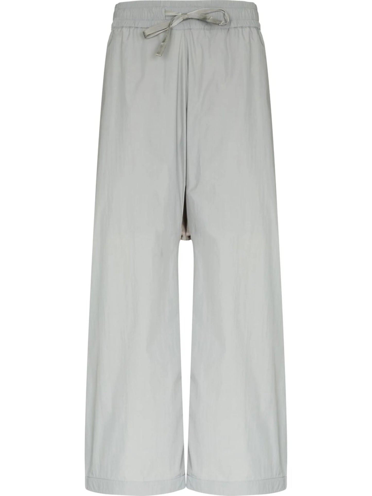 drop-crotch cropped track pants