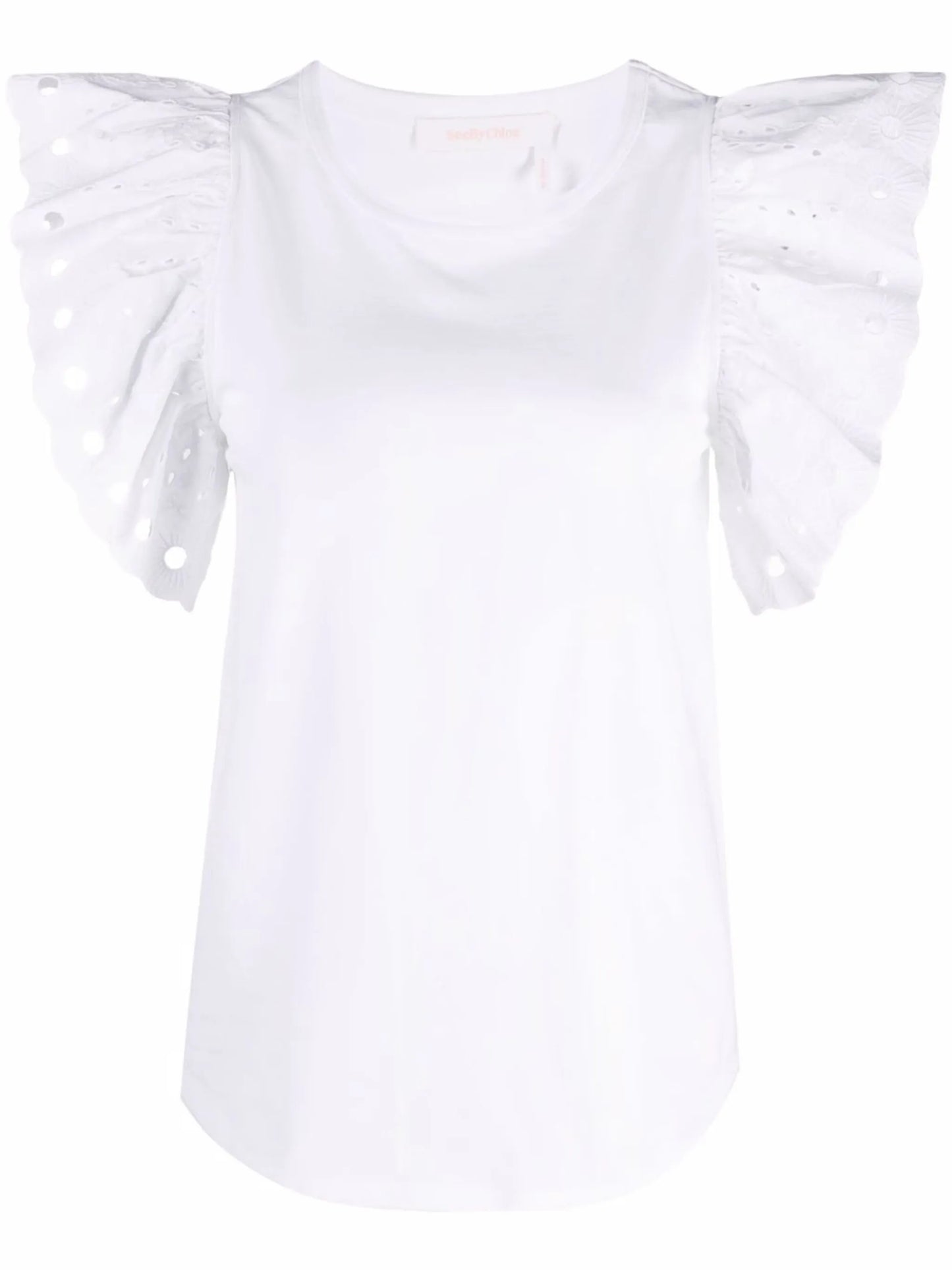 broderie anglaise cotton blouse
