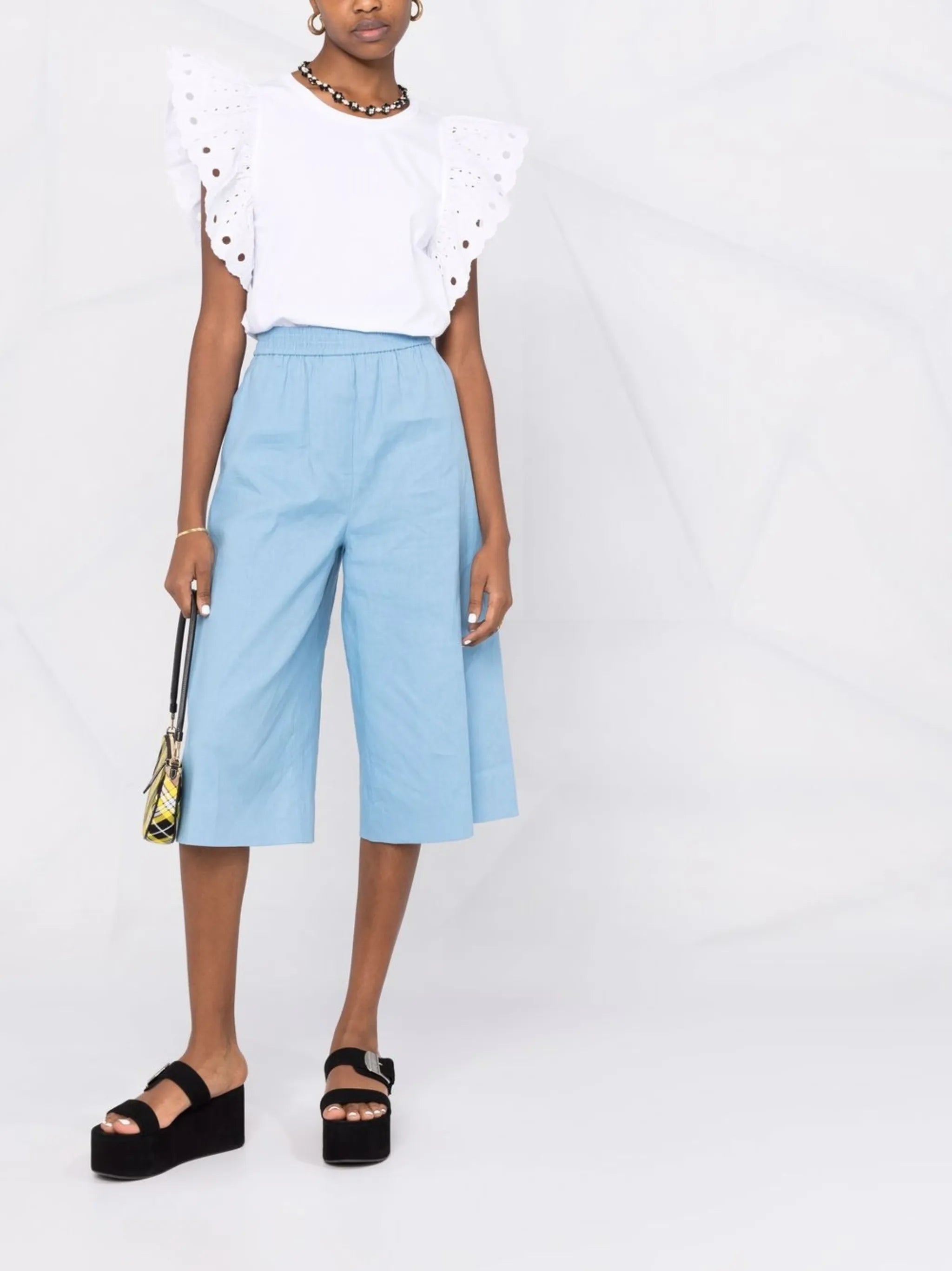broderie anglaise cotton blouse