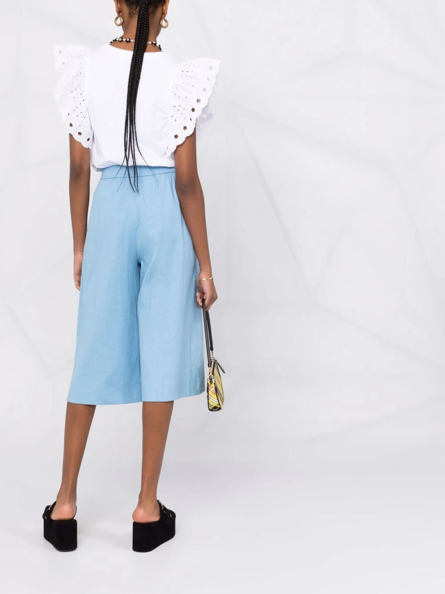 broderie anglaise cotton blouse