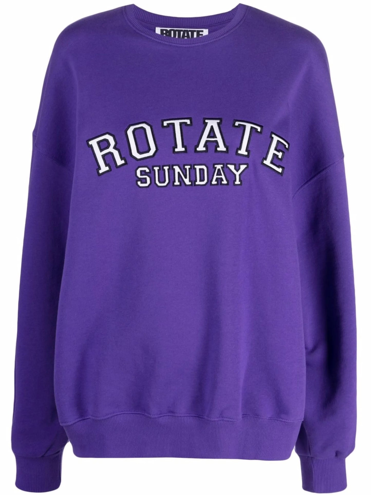Iris embroidered-logo oversized sweatshirt