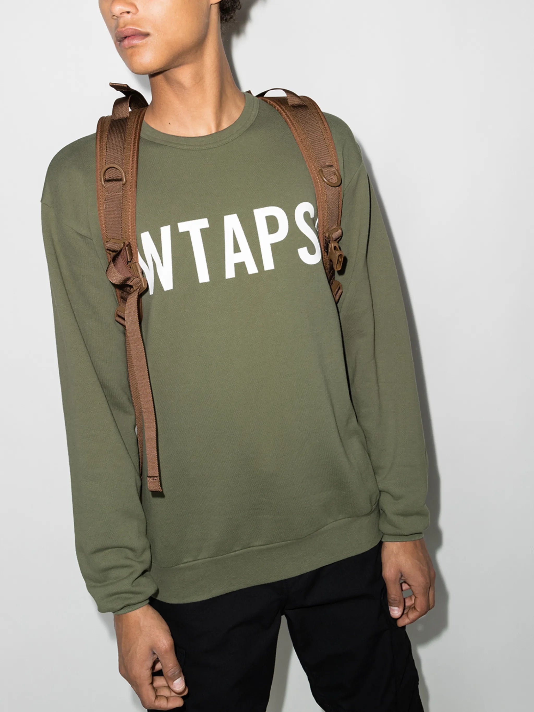 WTVUA logo-print cotton sweatshirt