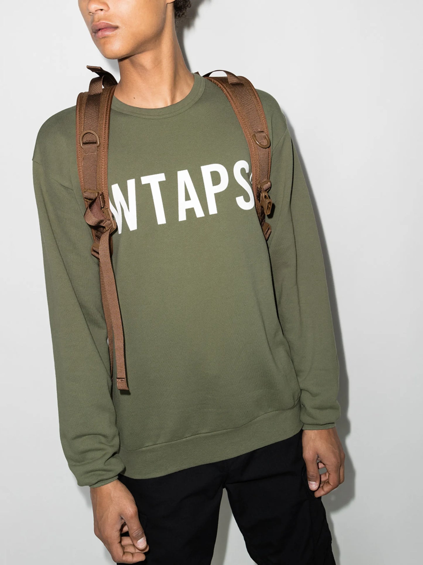 WTVUA logo-print cotton sweatshirt
