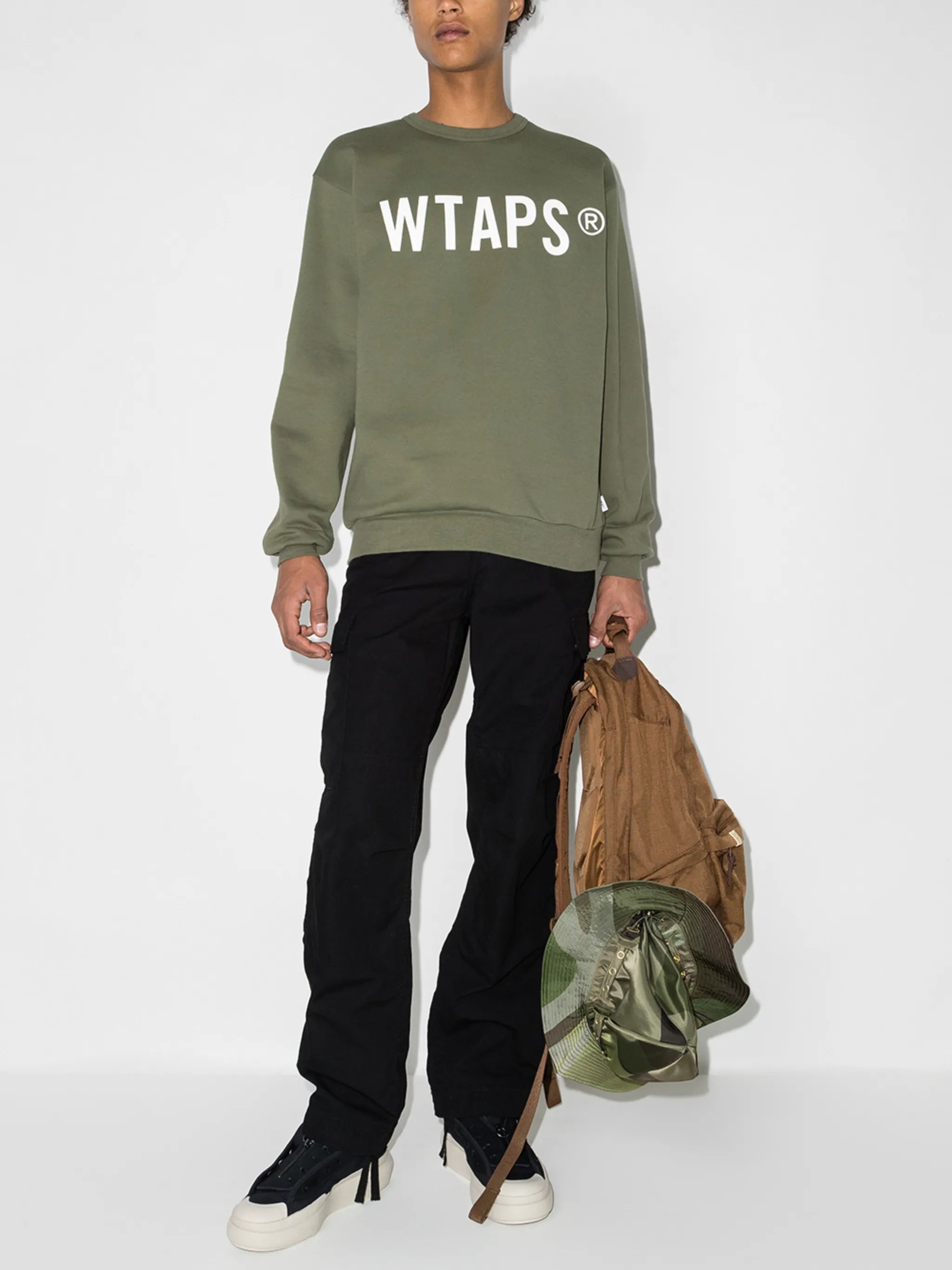 WTVUA logo-print cotton sweatshirt