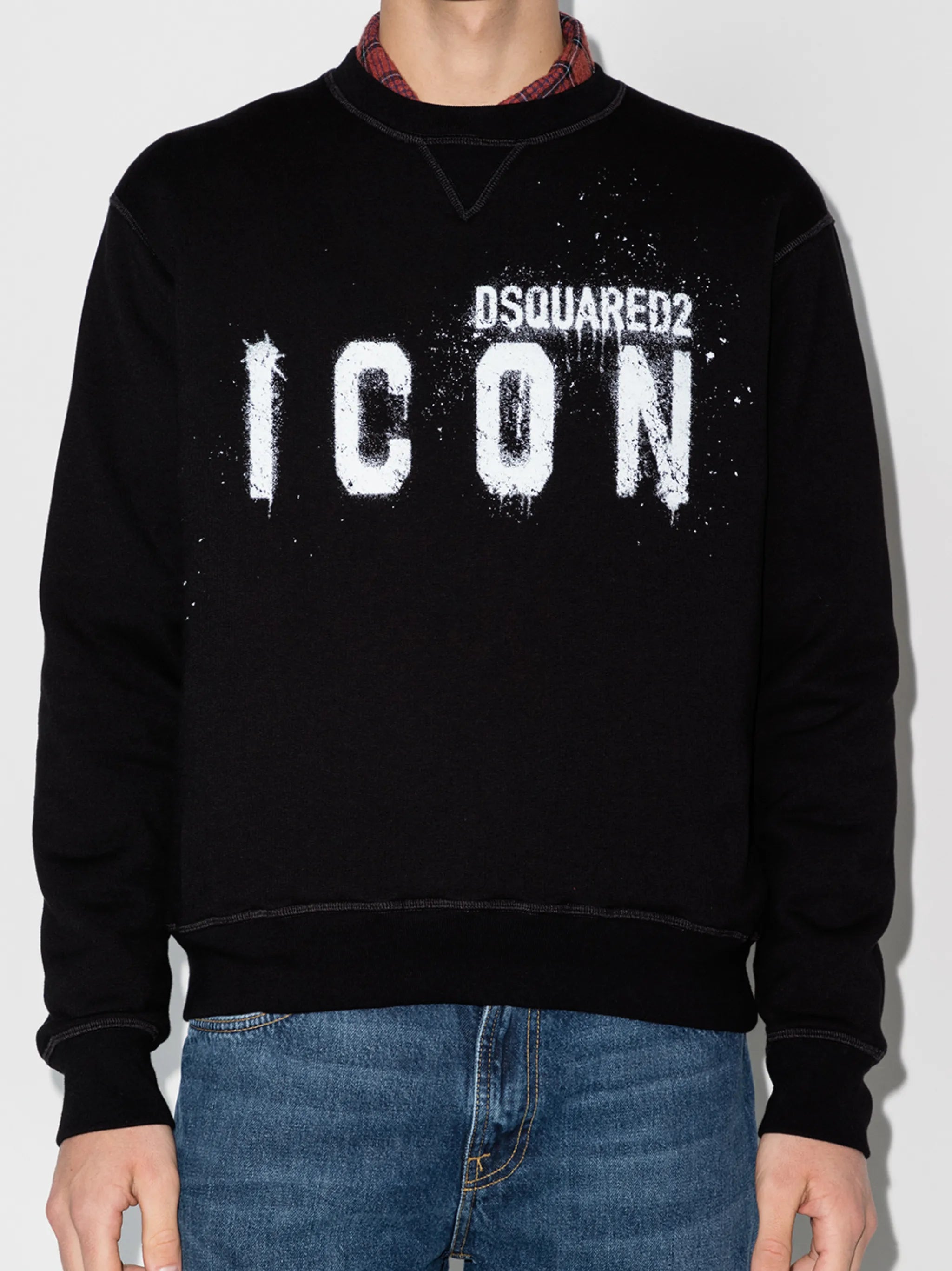 Spray Icon crew-neck sweatshirt