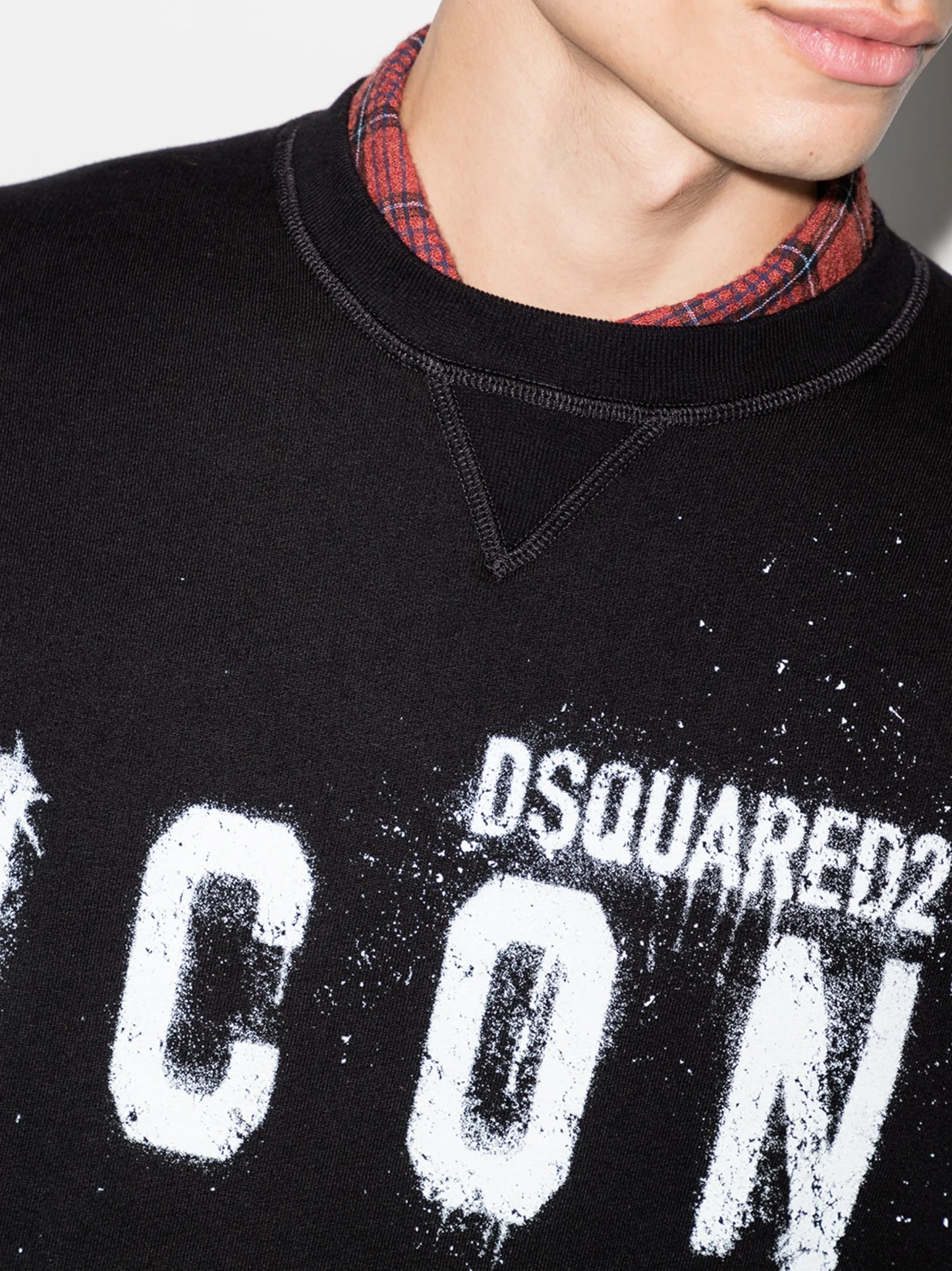 Spray Icon crew-neck sweatshirt
