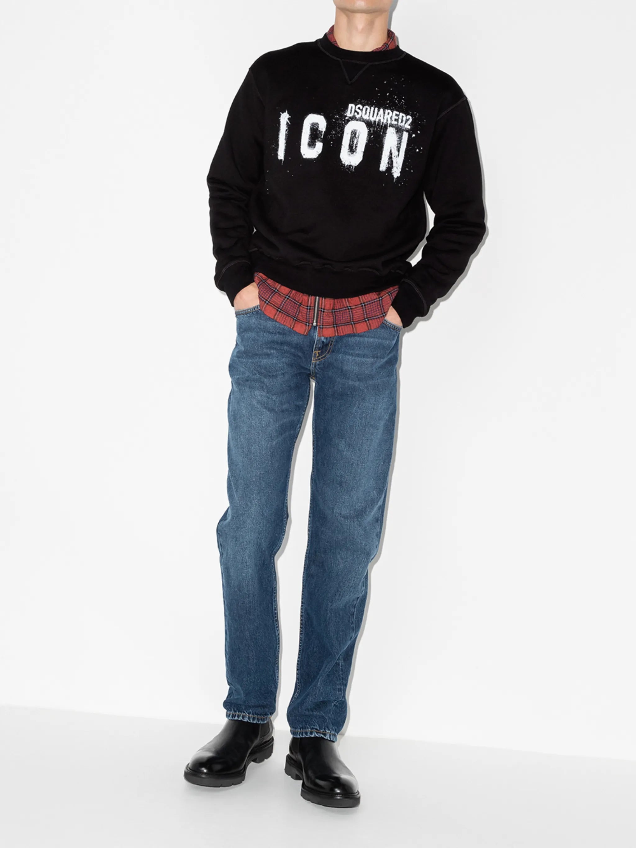 Spray Icon crew-neck sweatshirt