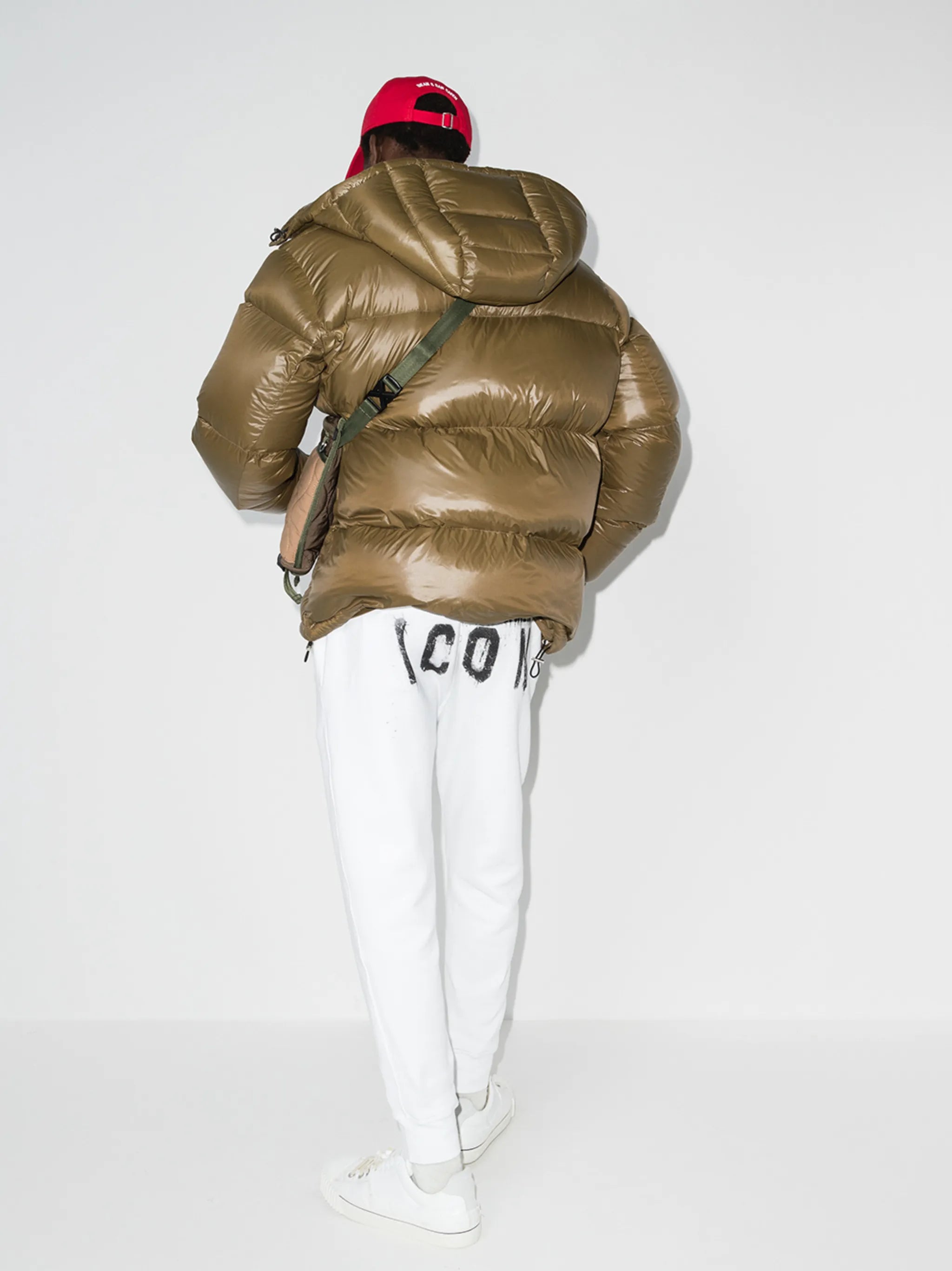 sprayed Icon logo track pants