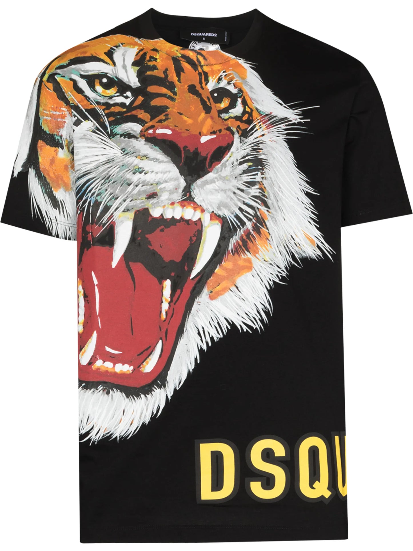 roaring tiger print T-shirt