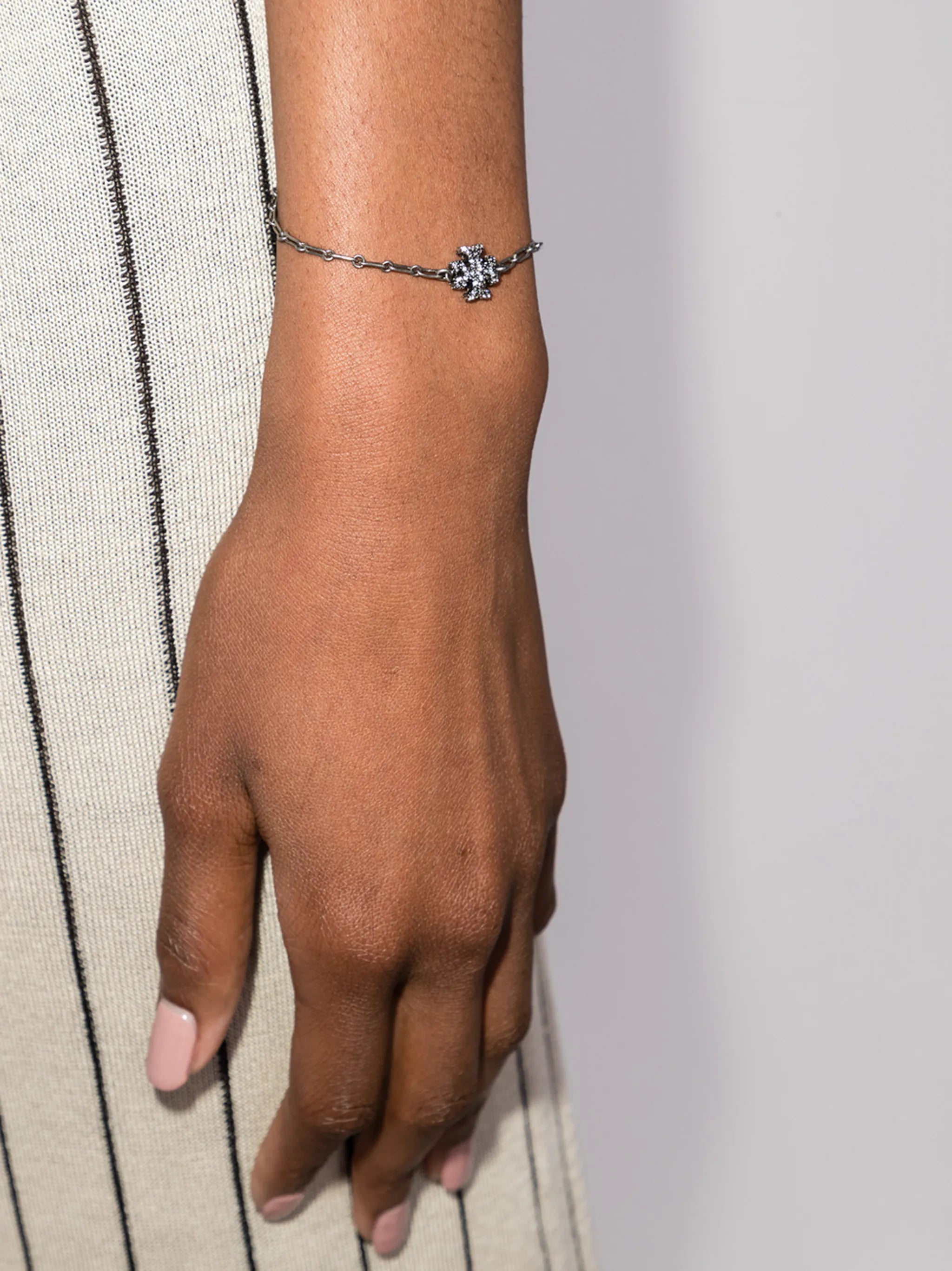 Roxanne chain bracelet and earring set