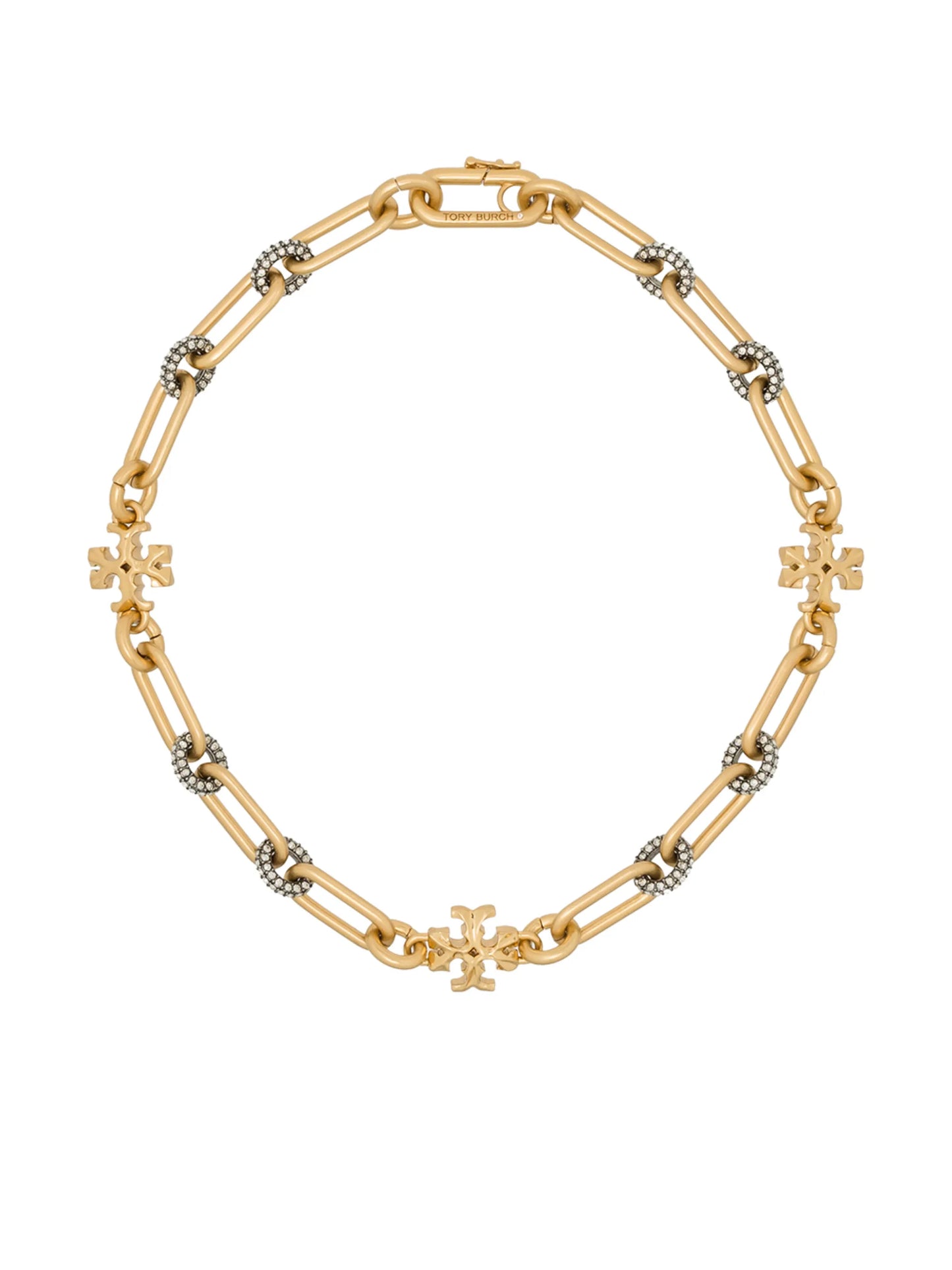 Roxanne Double T logo chain necklace